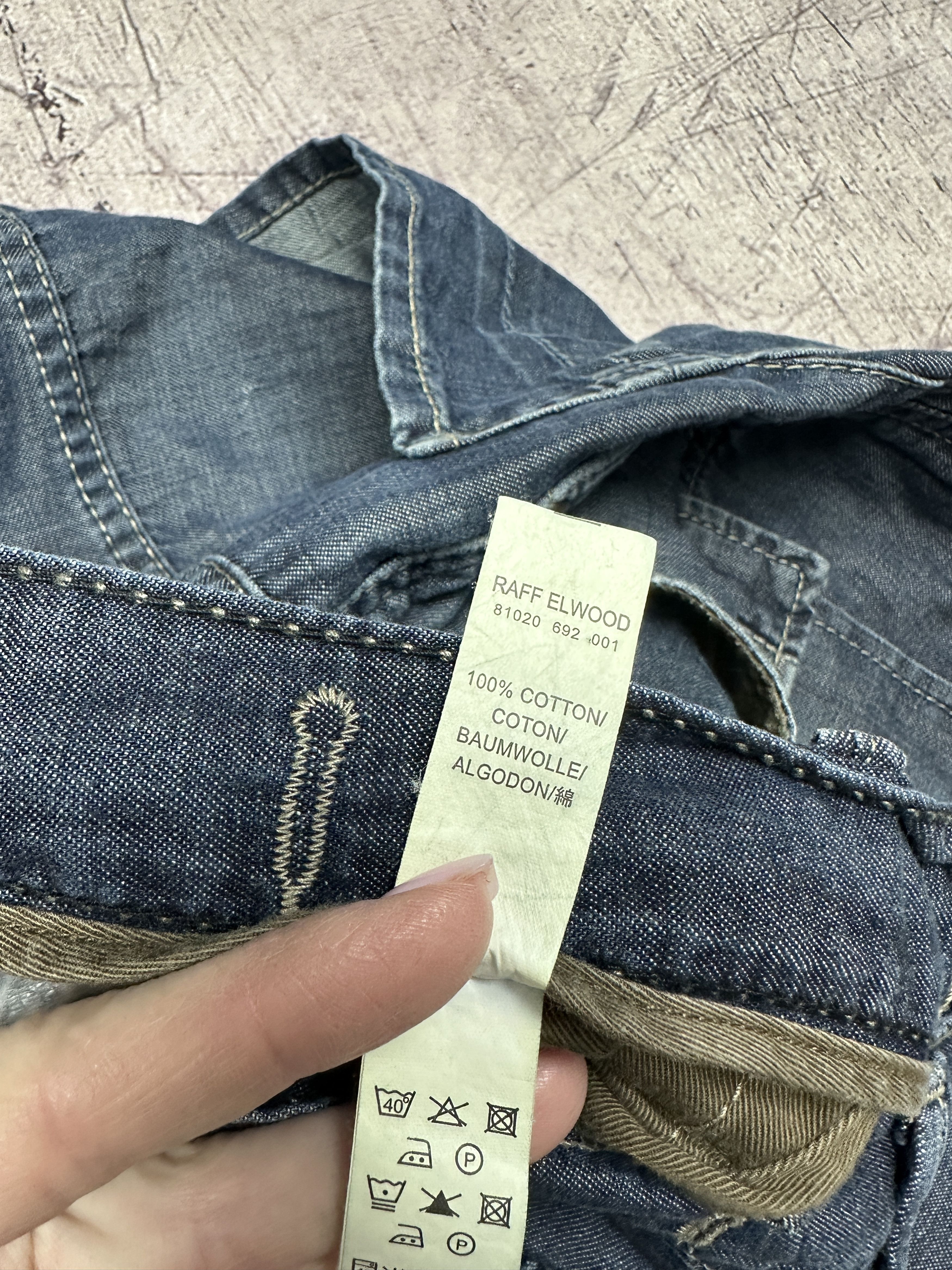 G-Star G Star Raw Mens Raff Elwood Denim Pants Jeans Size US 34 / EU 50 - 5 Thumbnail