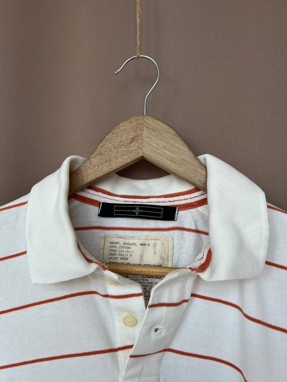 Stone Island Stone Island Denims Vintage Striped Polo Shirt Mens Size M/L Size US M / EU 48-50 / 2 - 10 Thumbnail