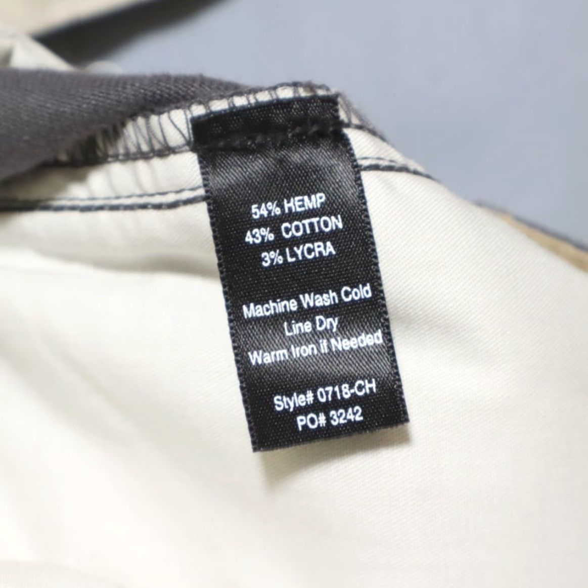 Vintage Betabrand Stretch Hemp Cotton Blend Twill Chino Pants Charcoal Men's 30 Regular fit Casual Mens Waist 32 Inseam 36 Regular Size US 30 / EU 46 - 6 Thumbnail