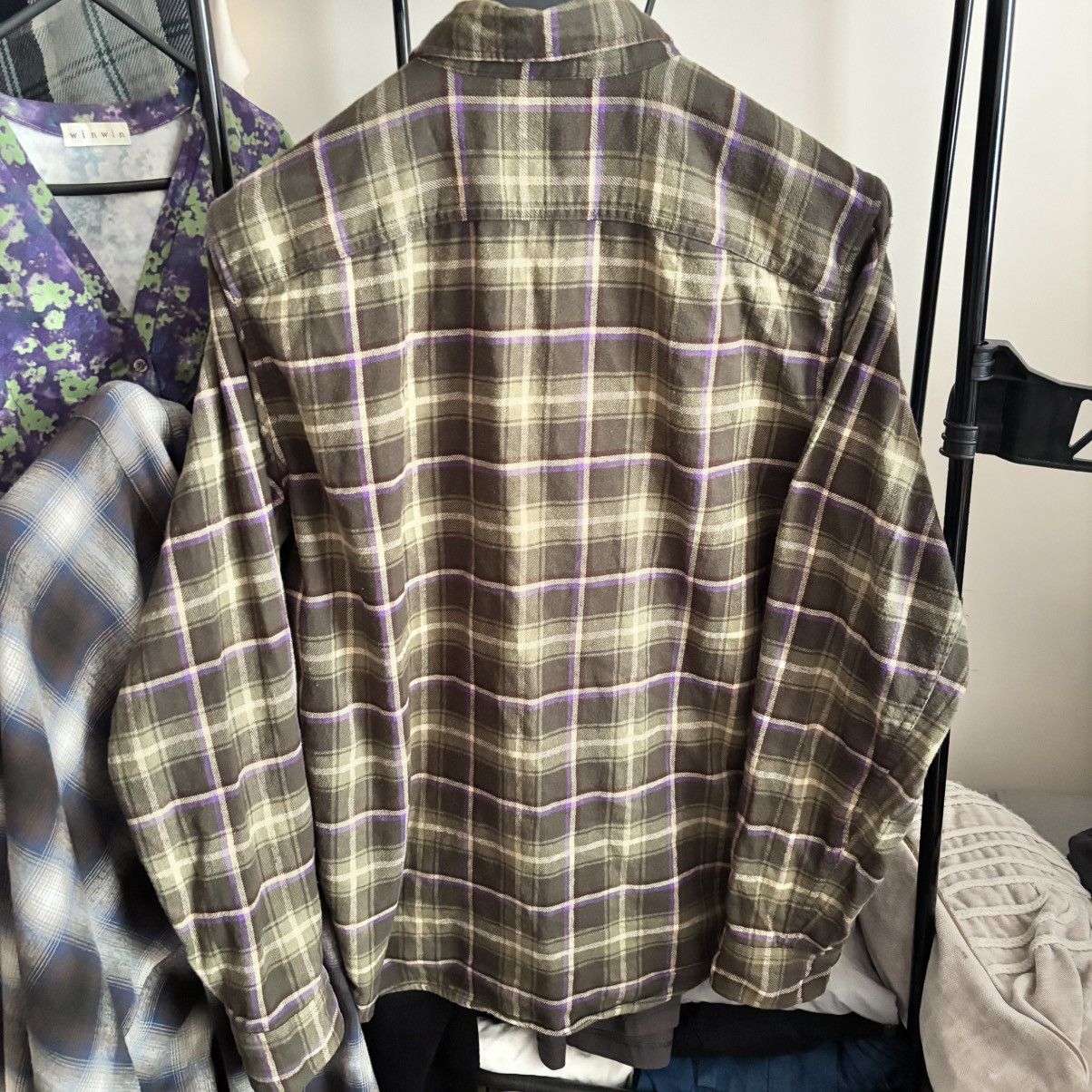 Flannel Y2K Flannel Gap Rare Pattern Two Pockets Shirt Grunge Style Size US M / EU 48-50 / 2 - 2 Thumbnail