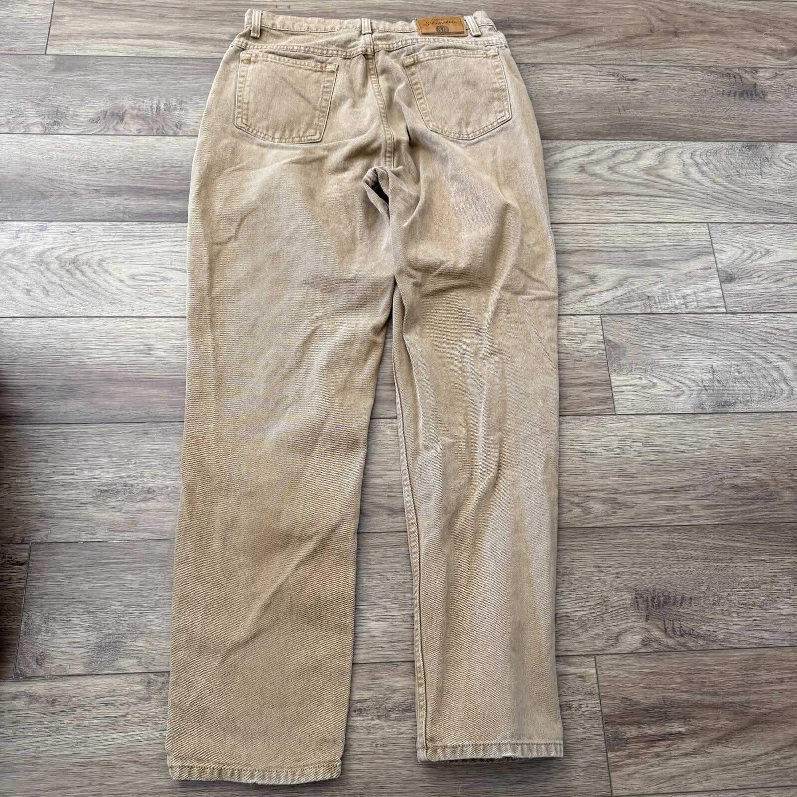 St. Johns Bay Vintage 90s St. John’s Bay Relaxed Fit Brown Denim Jeans 12 Size 34" / US 12 / IT 48 - 3 Thumbnail