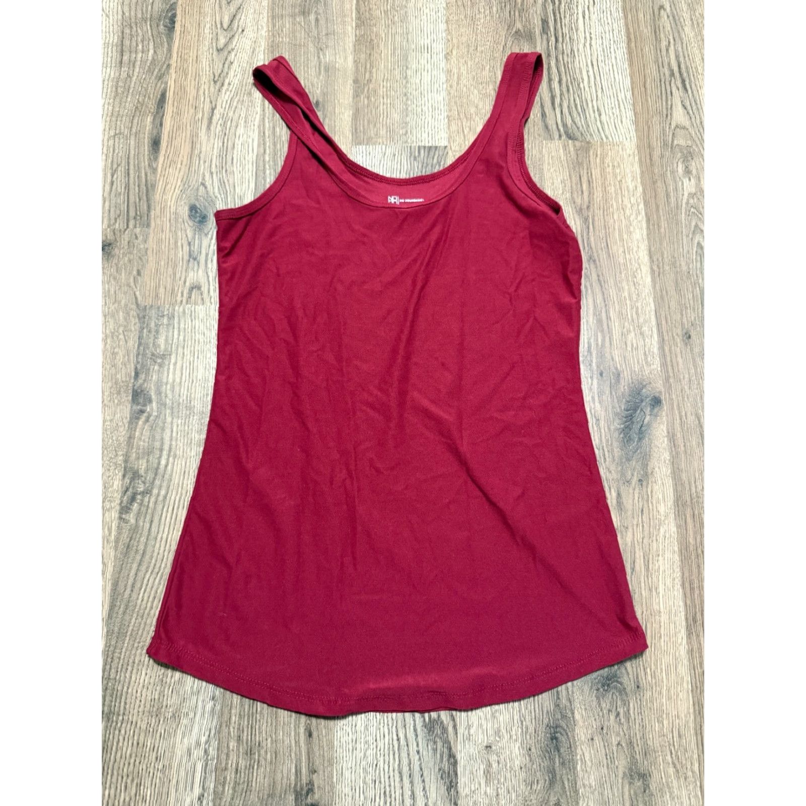 Vintage No Boundaries Tank Top Juniors Women's Large Red Sleeveless Tank Shirt, Casual, Basic, Modern, 90s? Size L / US 10 / IT 46 - 3 Thumbnail