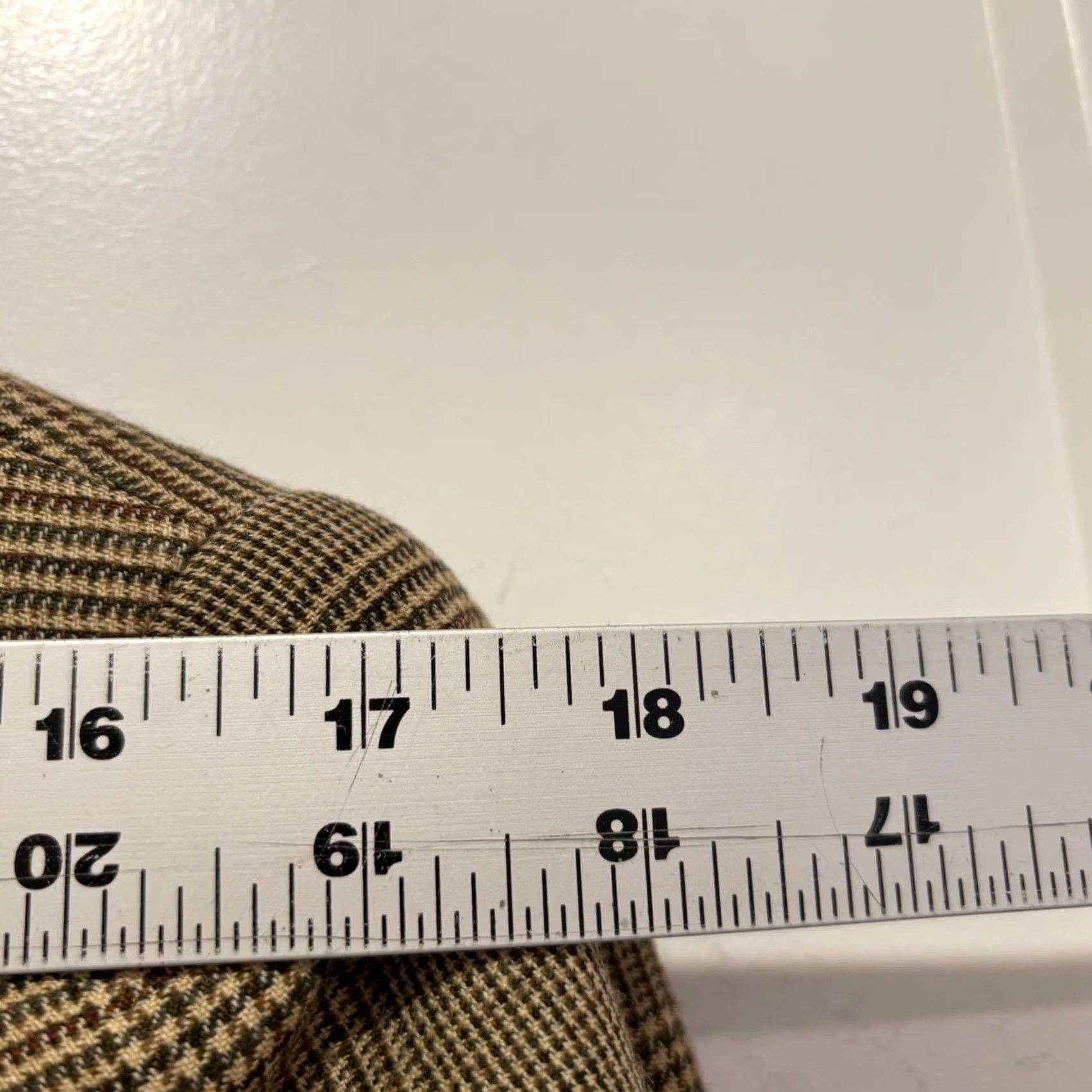 Ralph Lauren Lauren Ralph Lauren Blazer Jacket Petite Brown Glen Plaid 4-Button Notch Long Sleeve 12P Women Size XL / US 12-14 / IT 48-50 - 5 Thumbnail