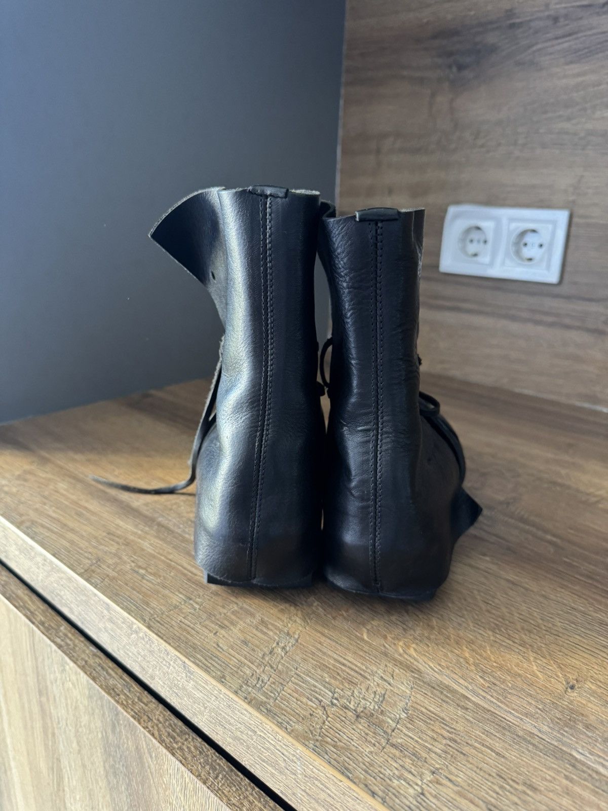 Trippen Trippen Shield F Leather Wrap Straps Boxing Biker Boots Size US 8 / IT 38 - 7 Thumbnail
