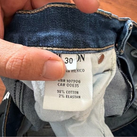 Hudson Hudson Jeans Dark Blue Boot Cut Denim Sz 30 Size 30" / US 8 / IT 44 - 9 Thumbnail