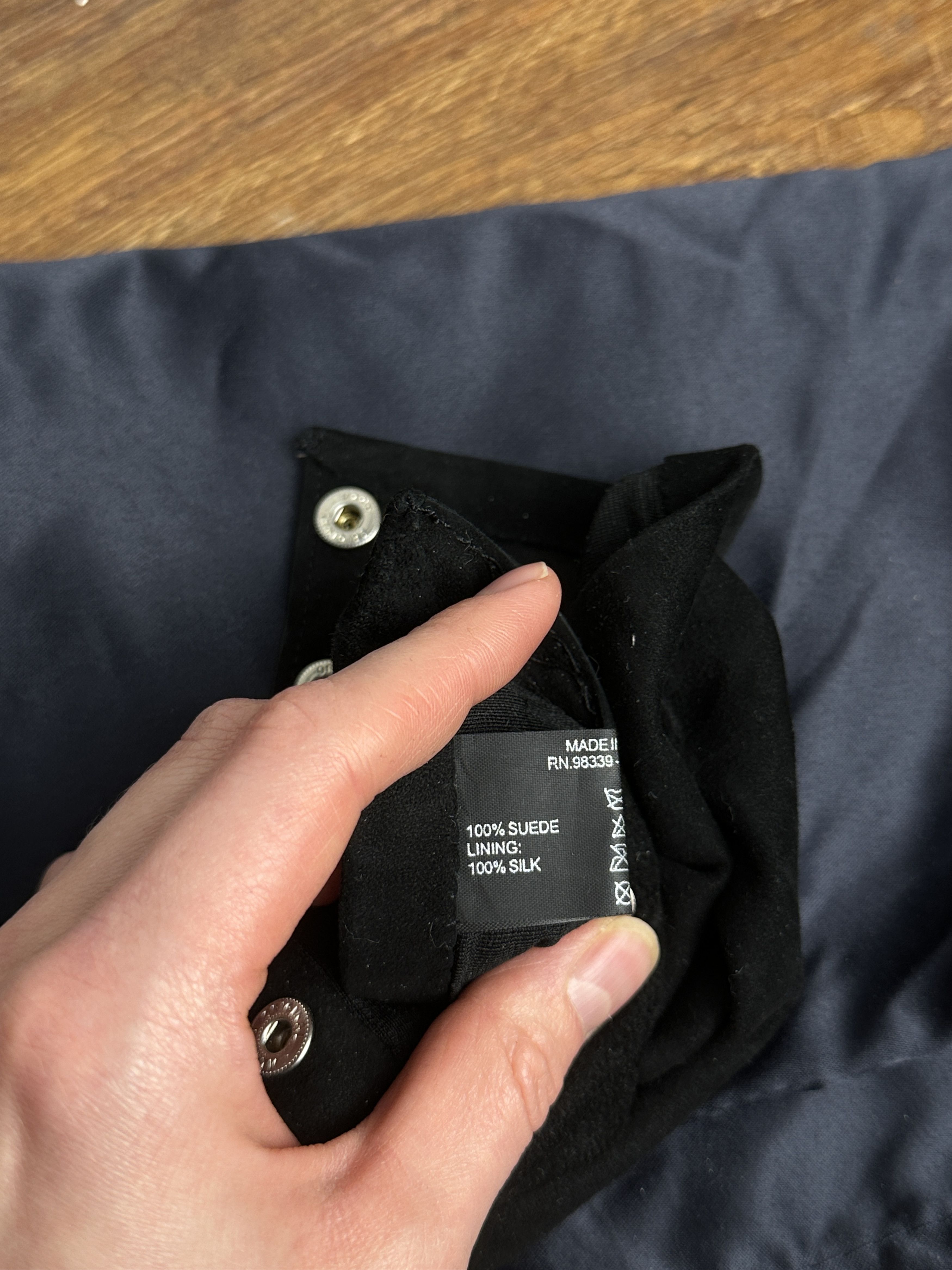 Prada Prada Suede Long Gloves Size ONE SIZE - 8 Thumbnail