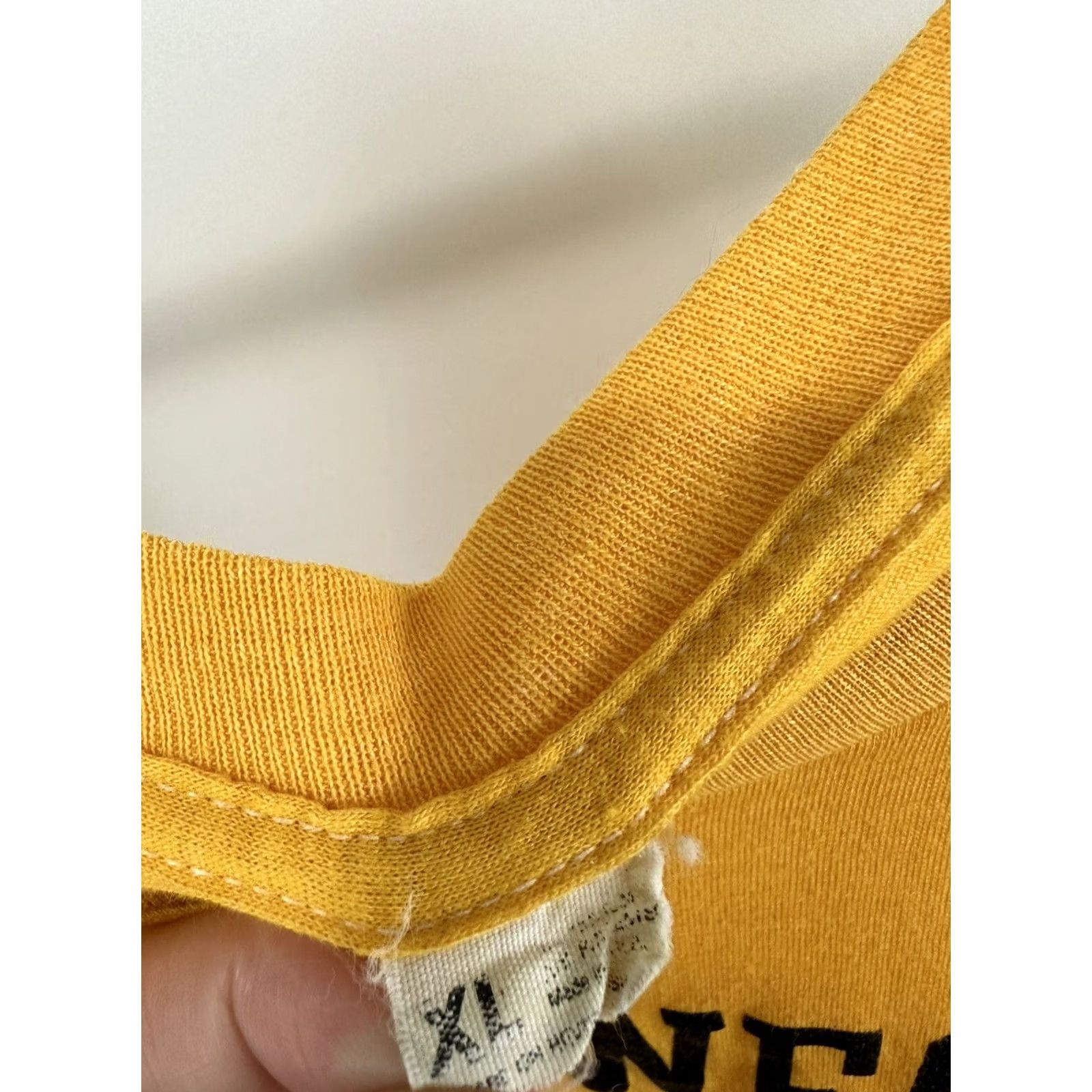 Vintage VTG 80s Northwest AA Wrestling Tournament Muscle Thin Single Stitch T-Shirt XL Shirt Men Yellow Gym, Work Out, Wrestling AA Shirt XL Mens Size US XL / EU 56 / 4 - 4 Thumbnail