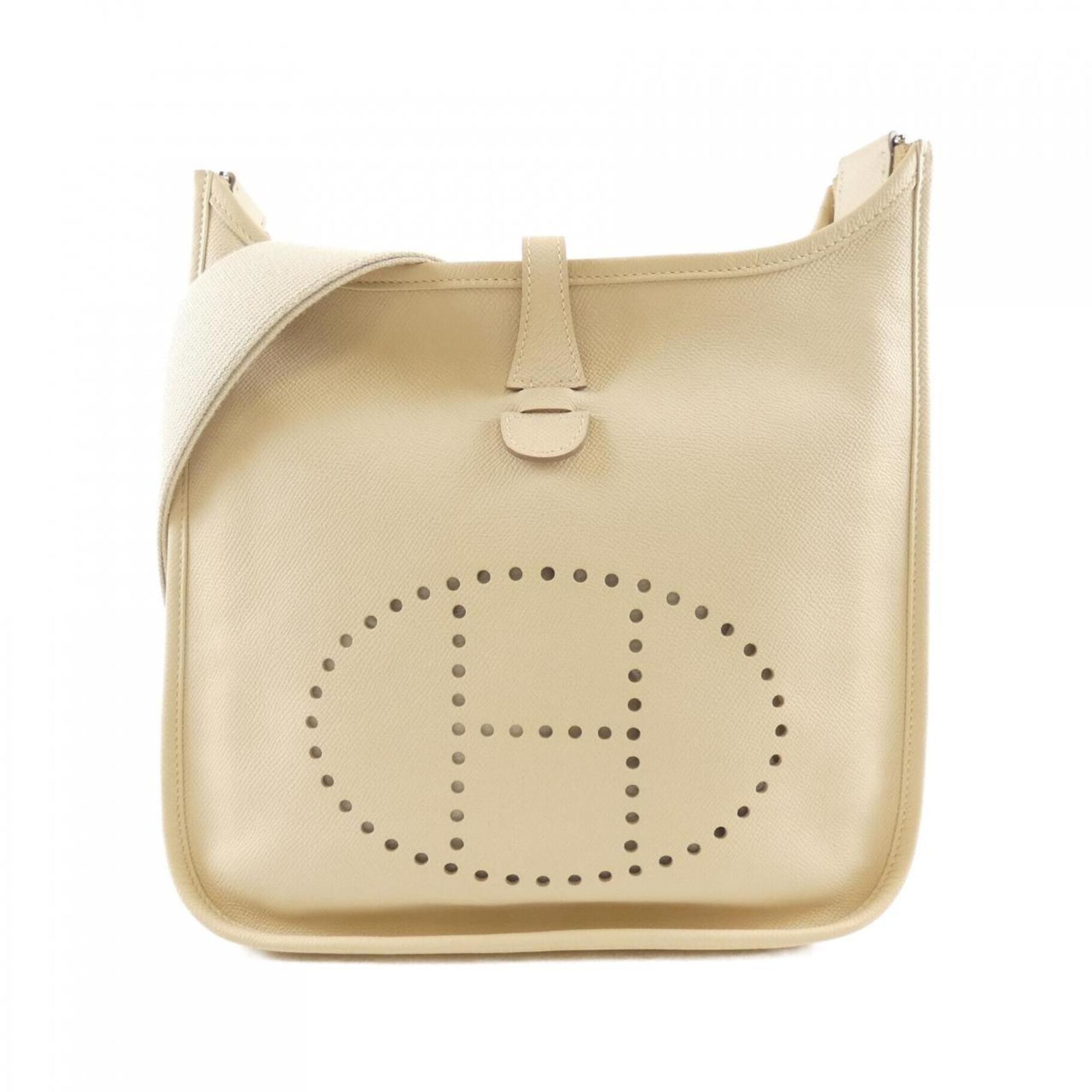 Hermes Evelyn 3 Pm 068679Ck Shoulder Bag in Silver, Women's