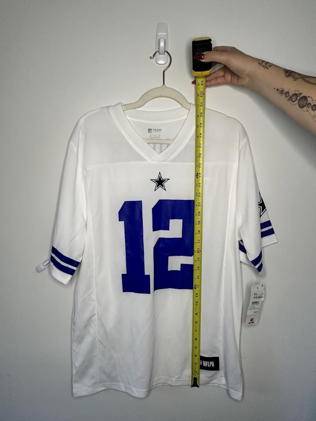 NFL NWT Dallas Cowboys Roger Staubach #12 NFL Jersey - Sz. M Size US M / EU 48-50 / 2 - 6 Thumbnail