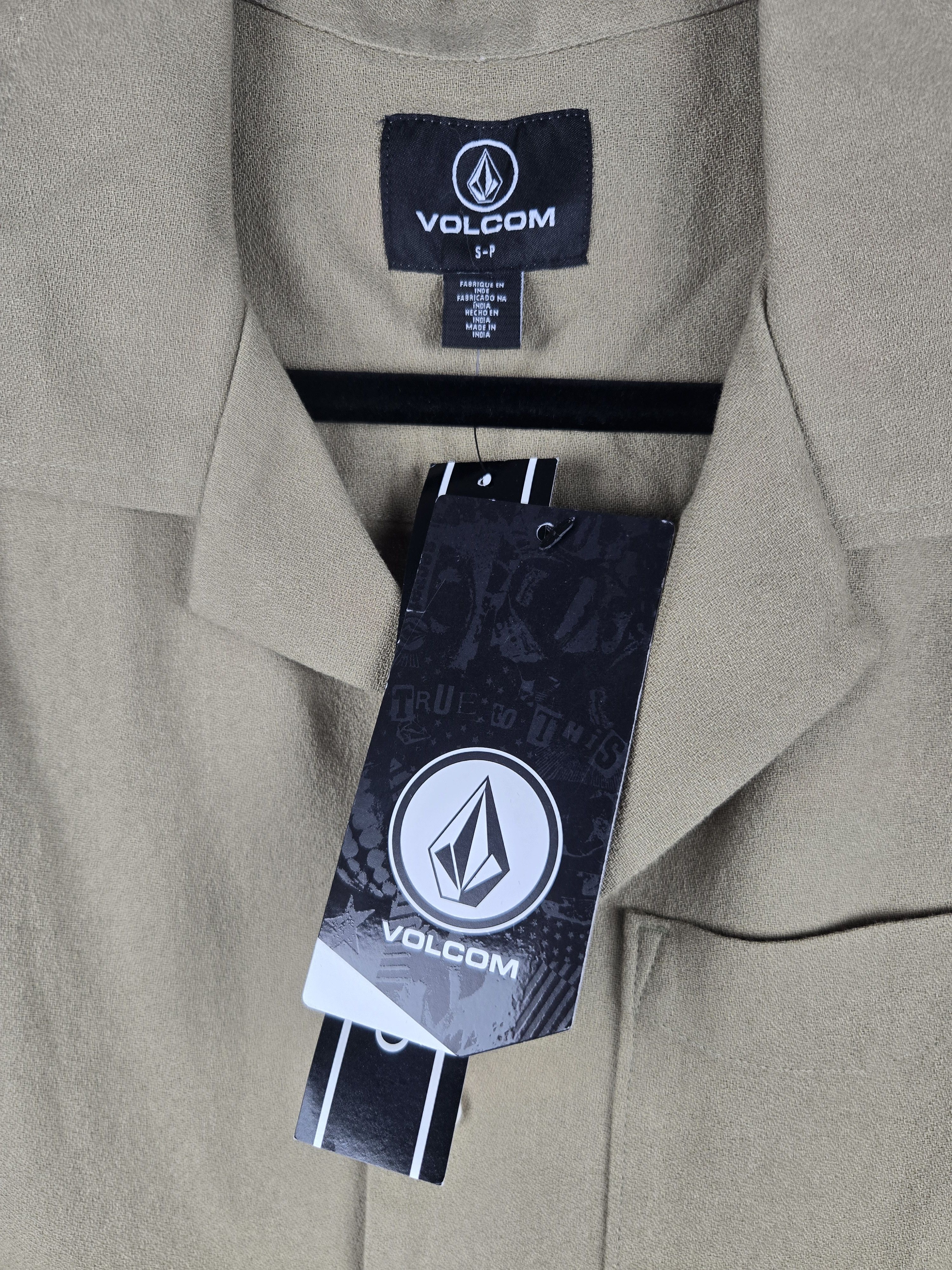 Volcom Brand New Volcom Sand Brown Classic Surf Shirt Size US S / EU 44-46 / 1 - 3 Thumbnail