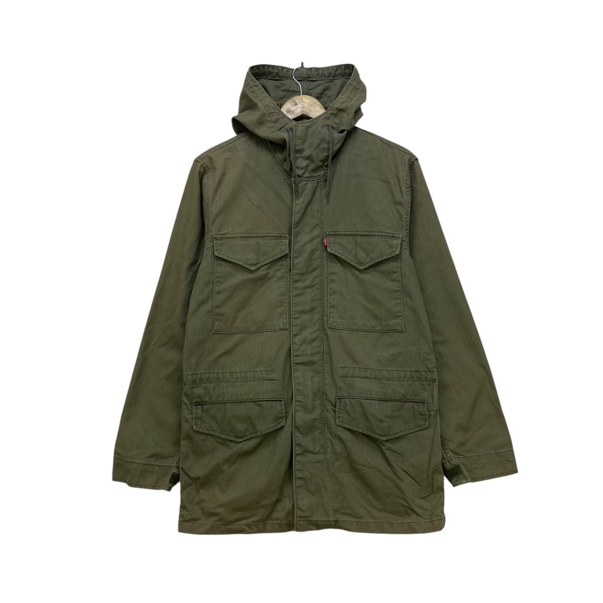 Levi's 💥Vintage Levis Hooded Parka Jacket Styled Utility Us Army Size US M / EU 48-50 / 2 - 1 Thumbnail