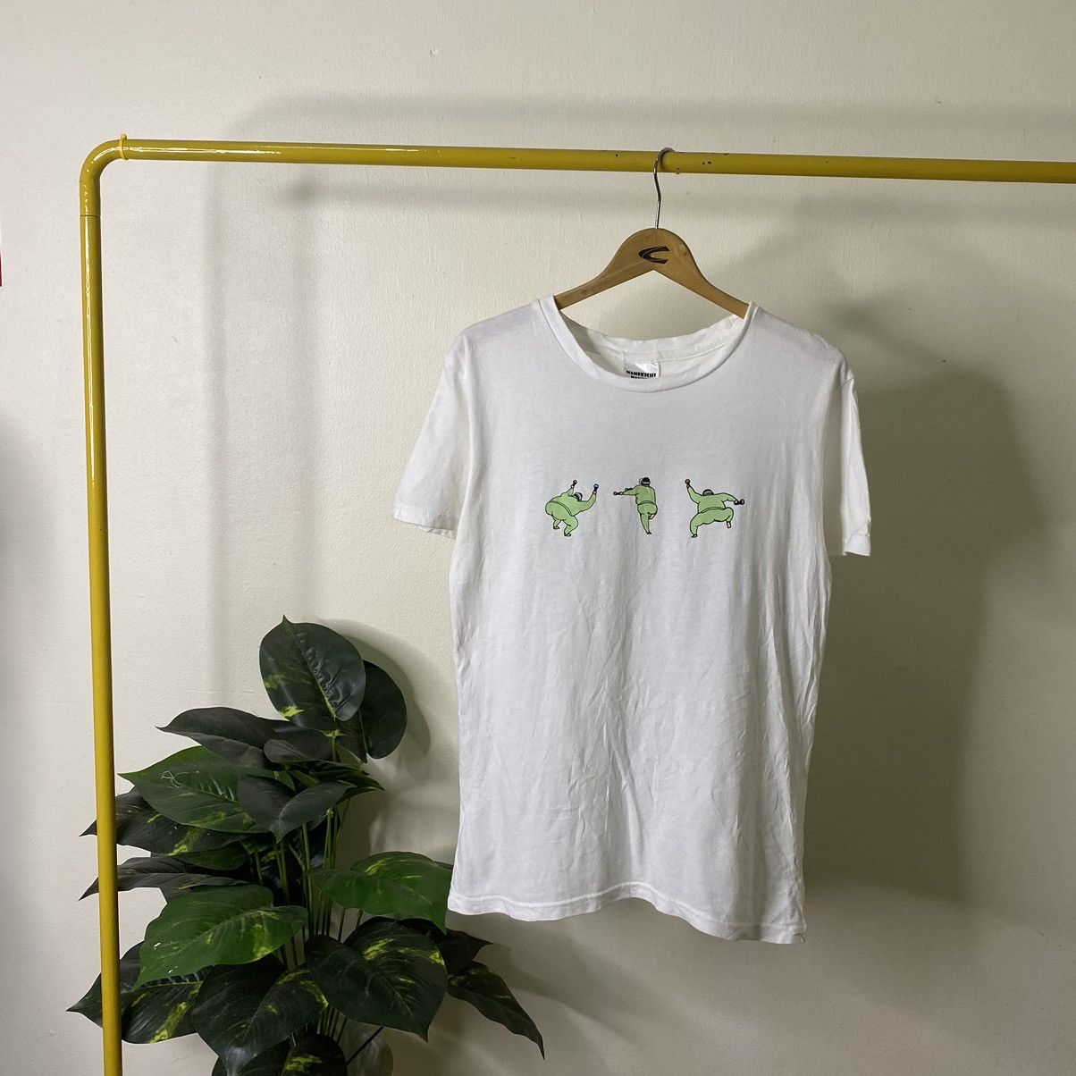 Anime × Vintage Vintage Y2K Mamekichi Mameko NEET No Nichijou Anime Tee Size US M / EU 48-50 / 2 - 6 Thumbnail