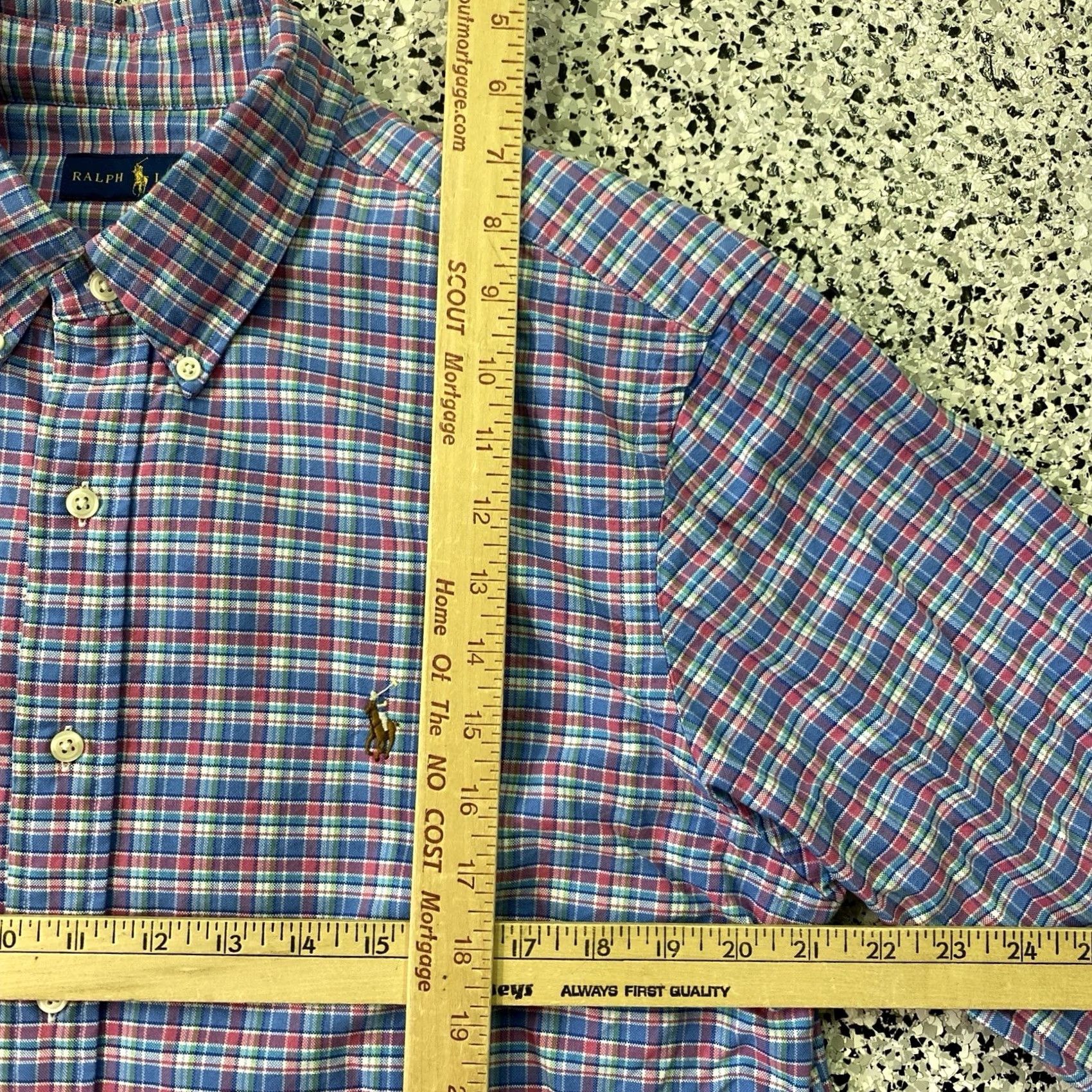 Ralph Lauren Ralph Lauren Long Sleeve Button Down Shirt Large Blue Pink Multicolor Plaid Mens Size US L / EU 52-54 / 3 - 2 Thumbnail