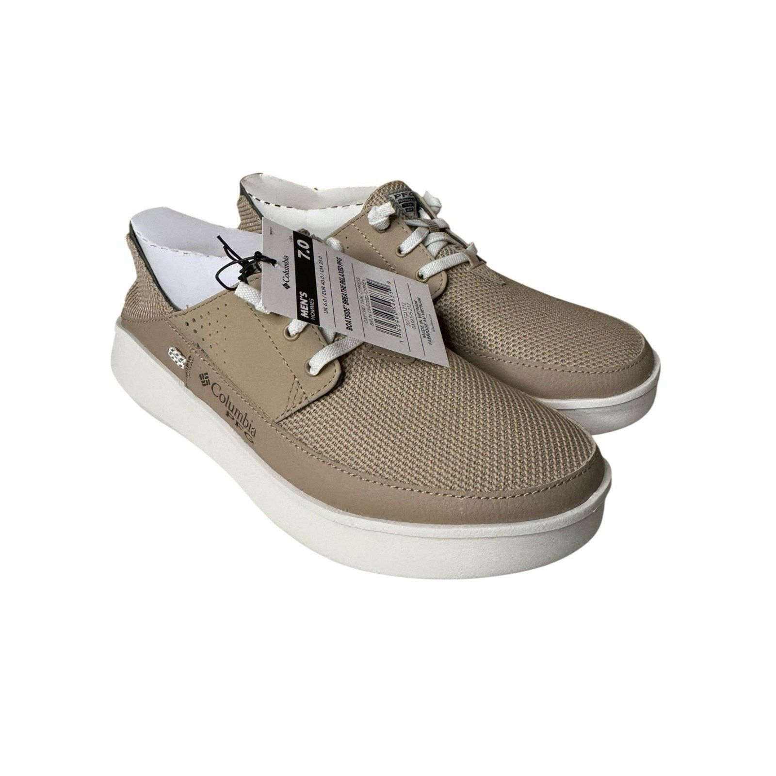 Columbia Columbia NEW PFG Boatside Shoes Neutral Tan Lightweight Size US 7 / EU 40 - 1 Thumbnail