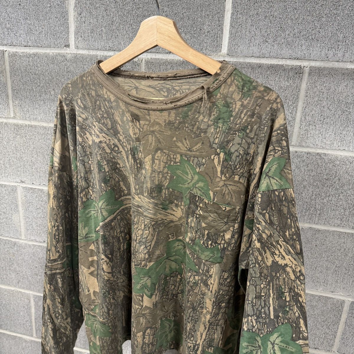 Vintage Thrashed Faded Distressed Dirty Camo Shirt ERD Grunge Chrome Size US L / EU 52-54 / 3 - 2 Thumbnail