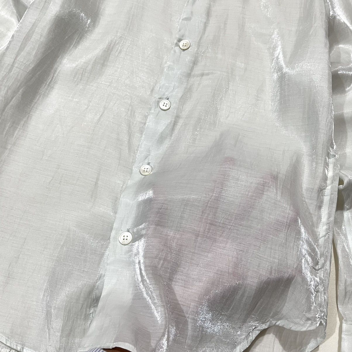 Yohji Yamamoto Vintage Ys yohji yamamoto glitter shirt Size US L / EU 52-54 / 3 - 4 Thumbnail