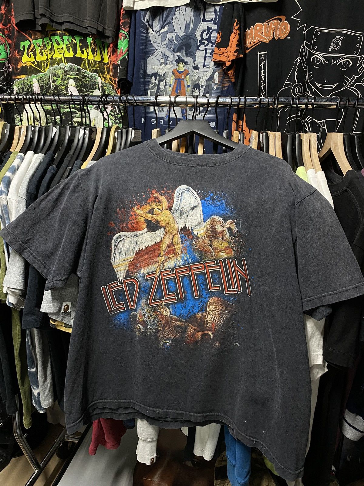 Band Tees × Vintage Vintage 90’s Led Zeppelin Band T Shirt Adult Size Medium Size US M / EU 48-50 / 2 - 1 Thumbnail