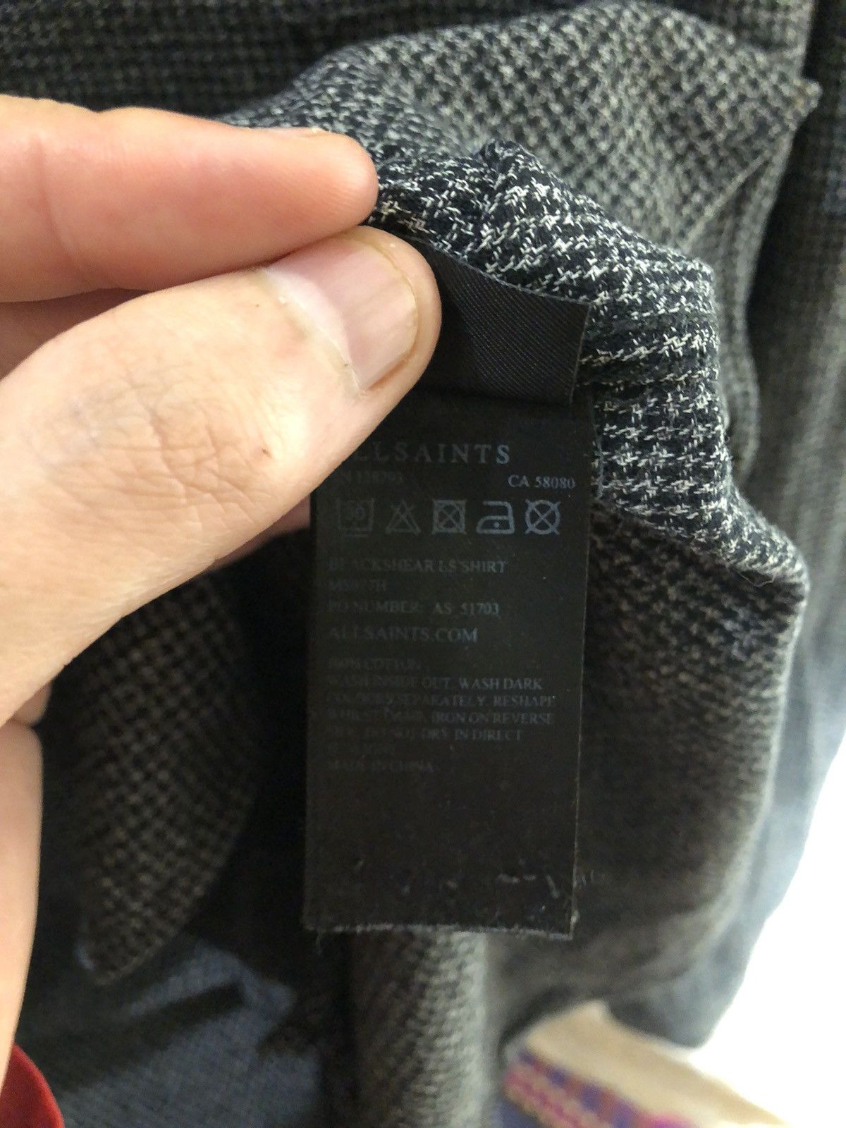 Allsaints VINTAGE ALLSAINTS BLACKSHEAR FLANNEL DESIGNER SHIRT CASUAL Size US M / EU 48-50 / 2 - 5 Thumbnail