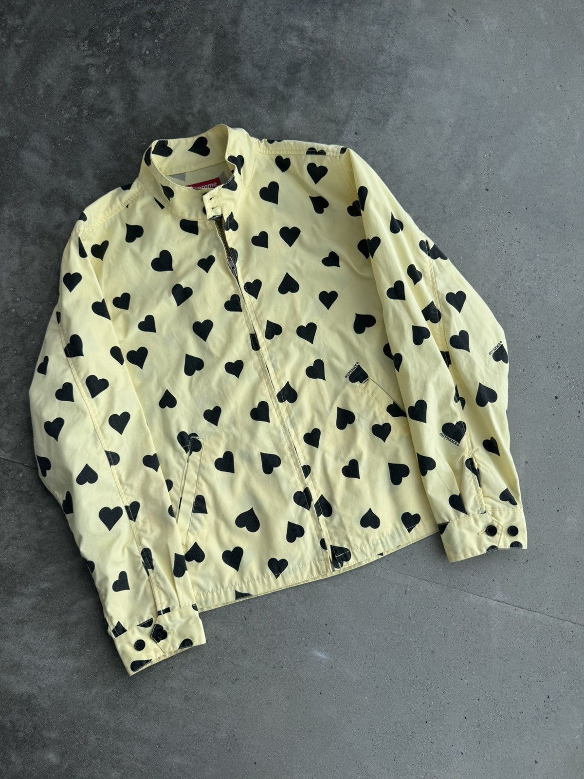 Supreme Supreme Light Jacket Heart Butter Yellow rare streetwear Size US L / EU 52-54 / 3 - 1 Thumbnail