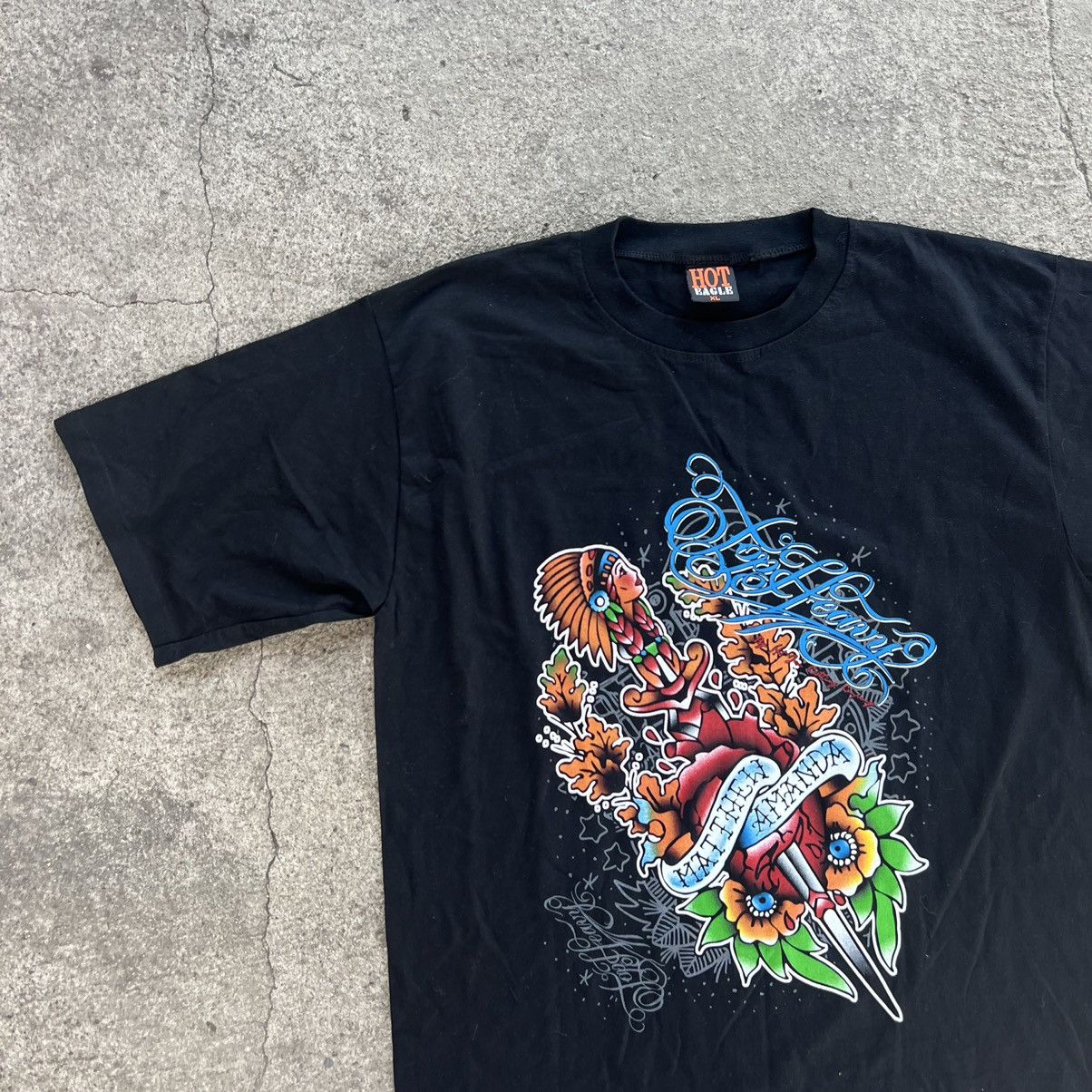 Affliction × Southpole × Vintage Y2K Southpole Affliction Style AOP Graphic Rave Tshirt Size US XL / EU 56 / 4 - 3 Thumbnail