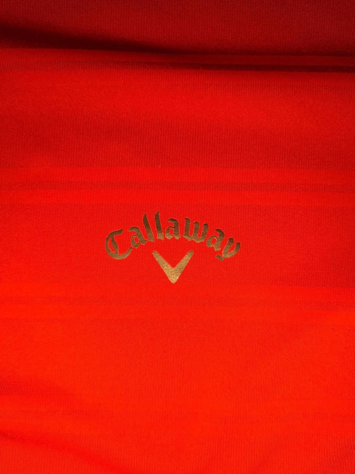 Callaway GOLF Callaway Polo Mens X Large Red Striped Opti Dri Size US XL / EU 56 / 4 - 3 Thumbnail
