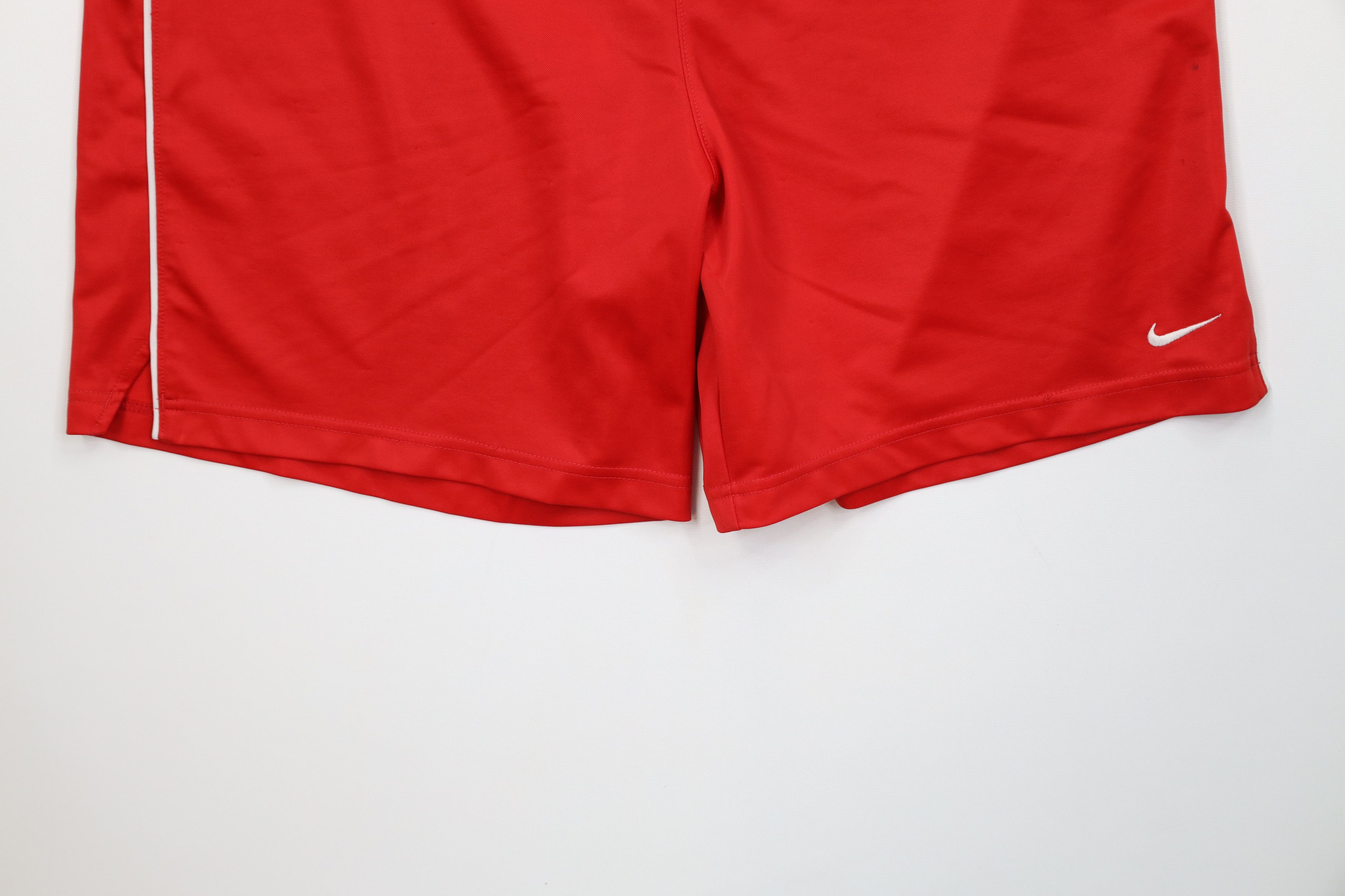 Nike Vintage Nike Mini Swoosh Running Soccer Shorts Red AS IS Size US 32 / EU 48 - 4 Thumbnail