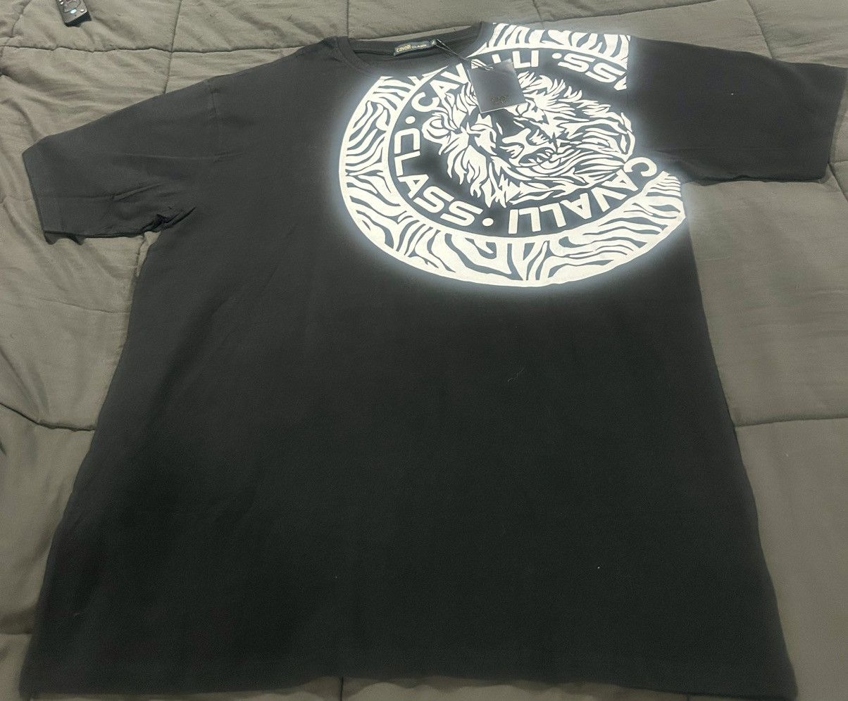 Cavalli Class Cavalli Class Lion Logo Graphic T-Shirt size XL Size US XL / EU 56 / 4 - 2 Thumbnail