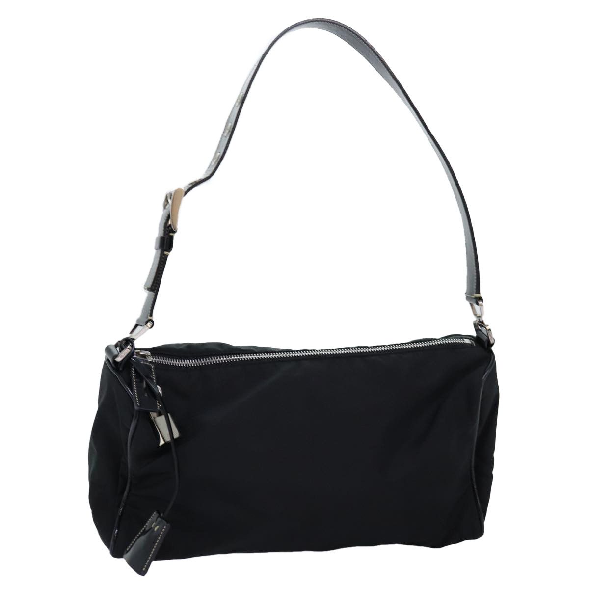 Prada Black Synthetic Shoulder Bag (Pre-Owned) Size ONE SIZE - 1 Thumbnail