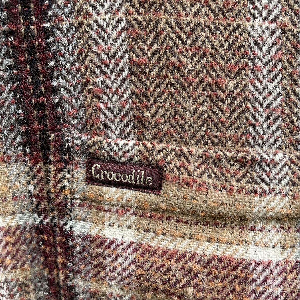 Designer × Lacoste × Vintage 💥Vintage Crocodile Herringbone Checked Jacket Size US M / EU 48-50 / 2 - 6 Thumbnail
