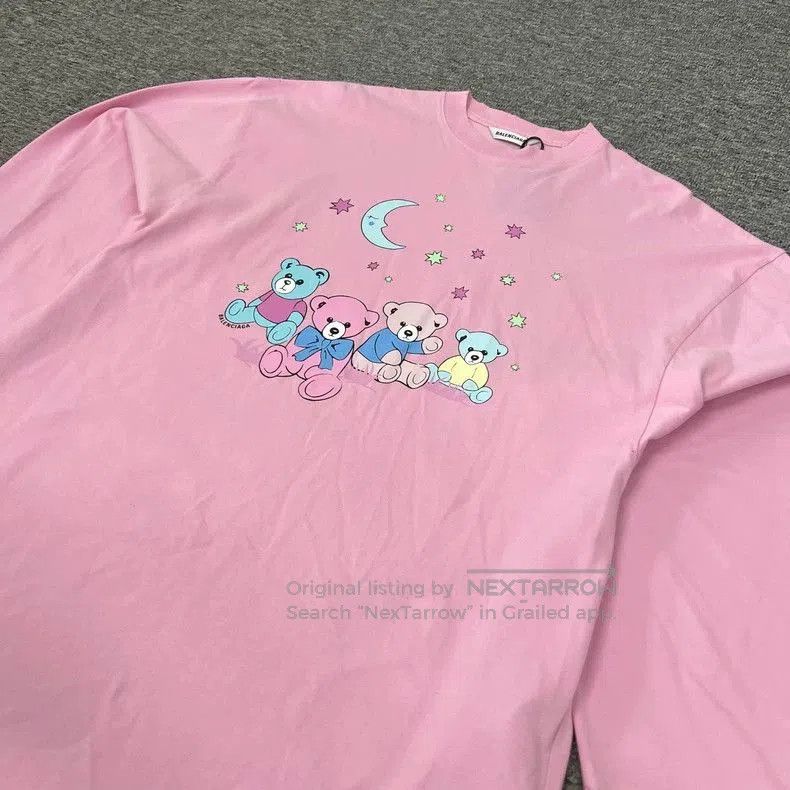 Balenciaga Balenciaga Moon Bear Long Sleeve Shirt. Size US M / EU 48-50 / 2 - 3 Thumbnail