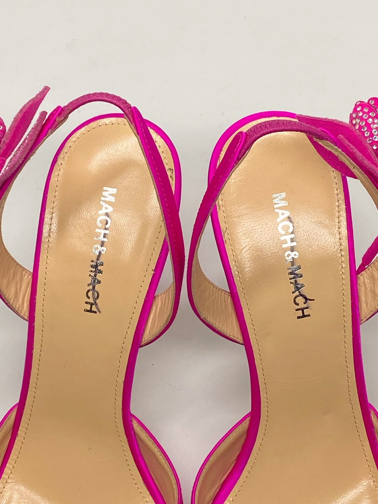 MACH & MACH Mach & Mach Wonder Tulip 95MM Crystal Slingback Pump size 40 Size US 10 / IT 40 - 5 Thumbnail