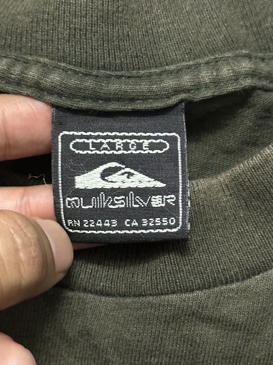 Quiksilver × Vintage Vintage 1990 Quiksilver Surfwear Tee Shirt Size US L / EU 52-54 / 3 - 12 Thumbnail