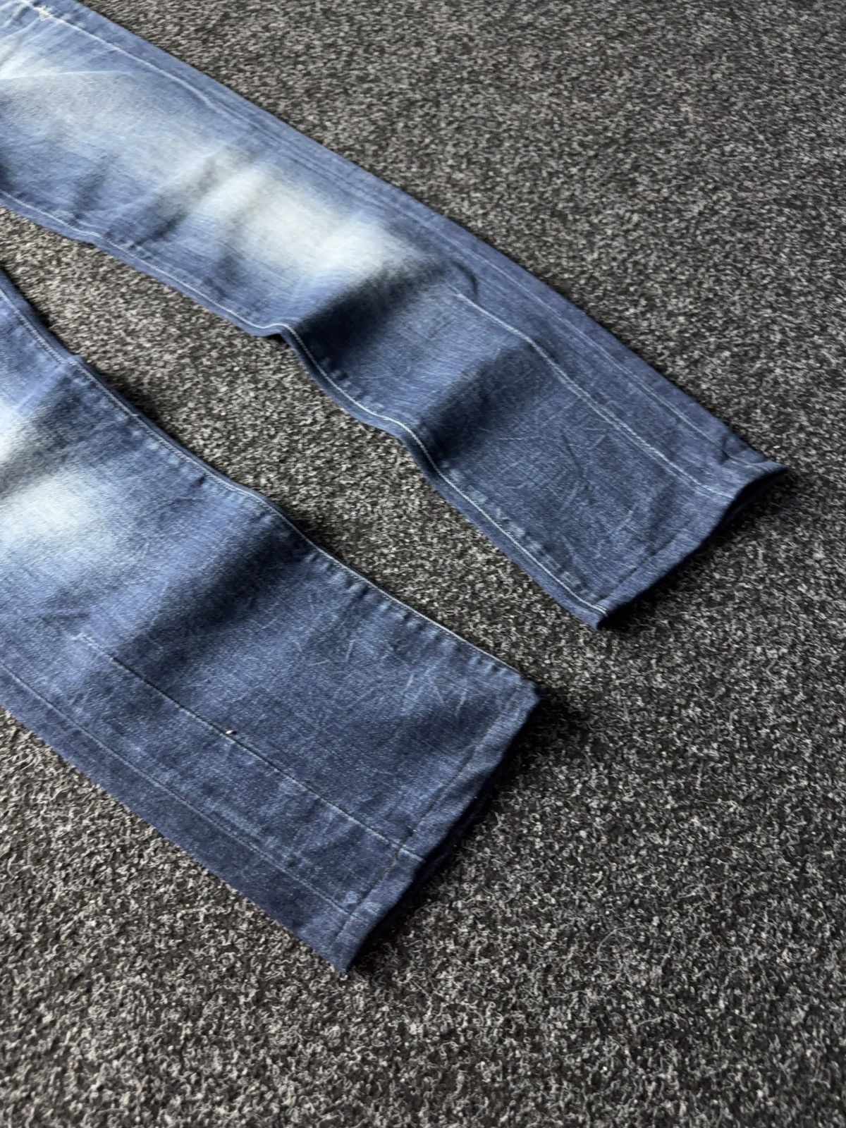 G-Star × Japanese Brand G-Star RAW GS01 3301 Distressed Straight Jeans Size 30" / US 8 / IT 44 - 4 Thumbnail