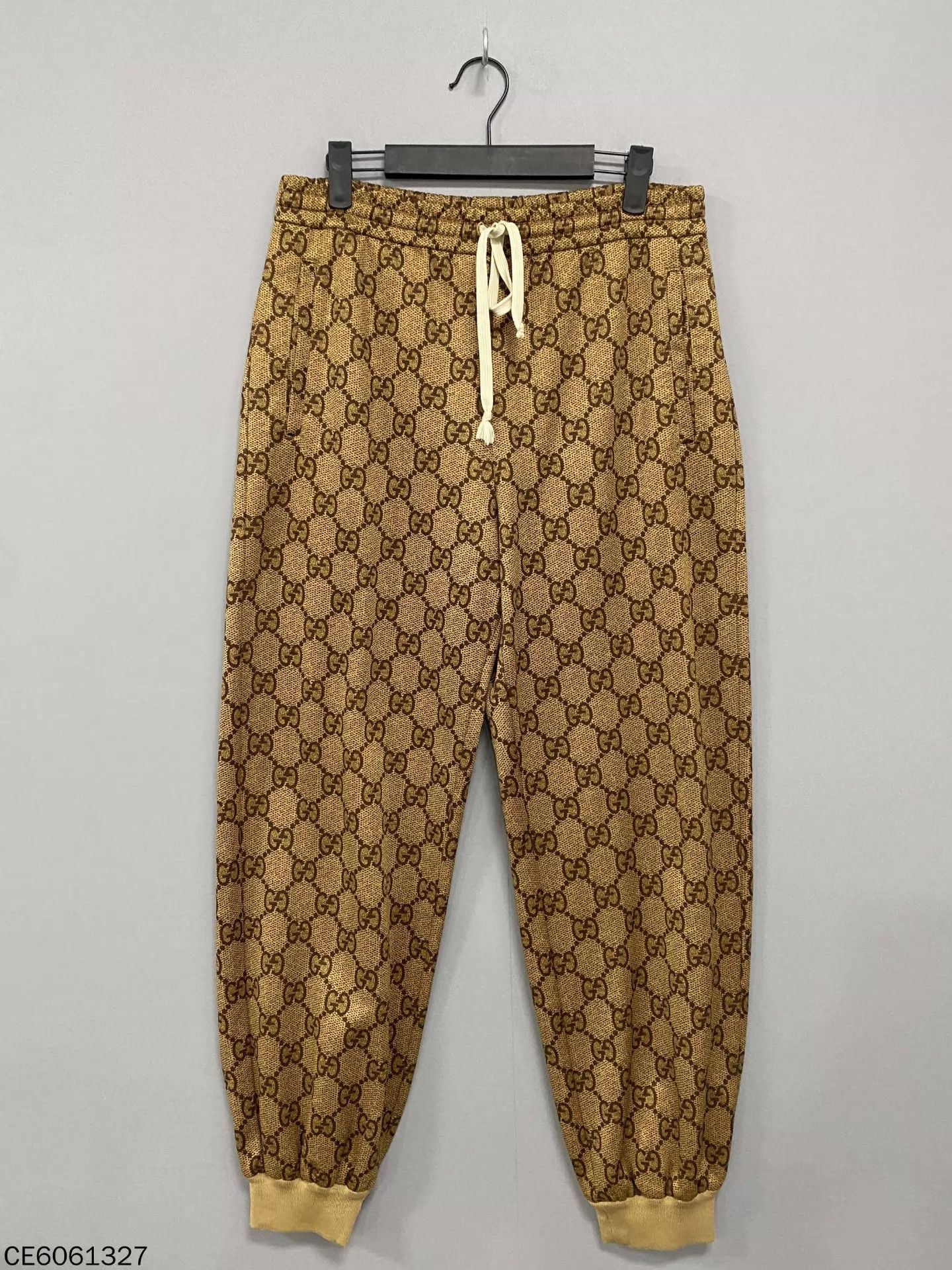 Gucci GUCCI GG Jacquard All-Over Print Trousers M 99 New Size 27" / US 4 / IT 40 - 1 Thumbnail