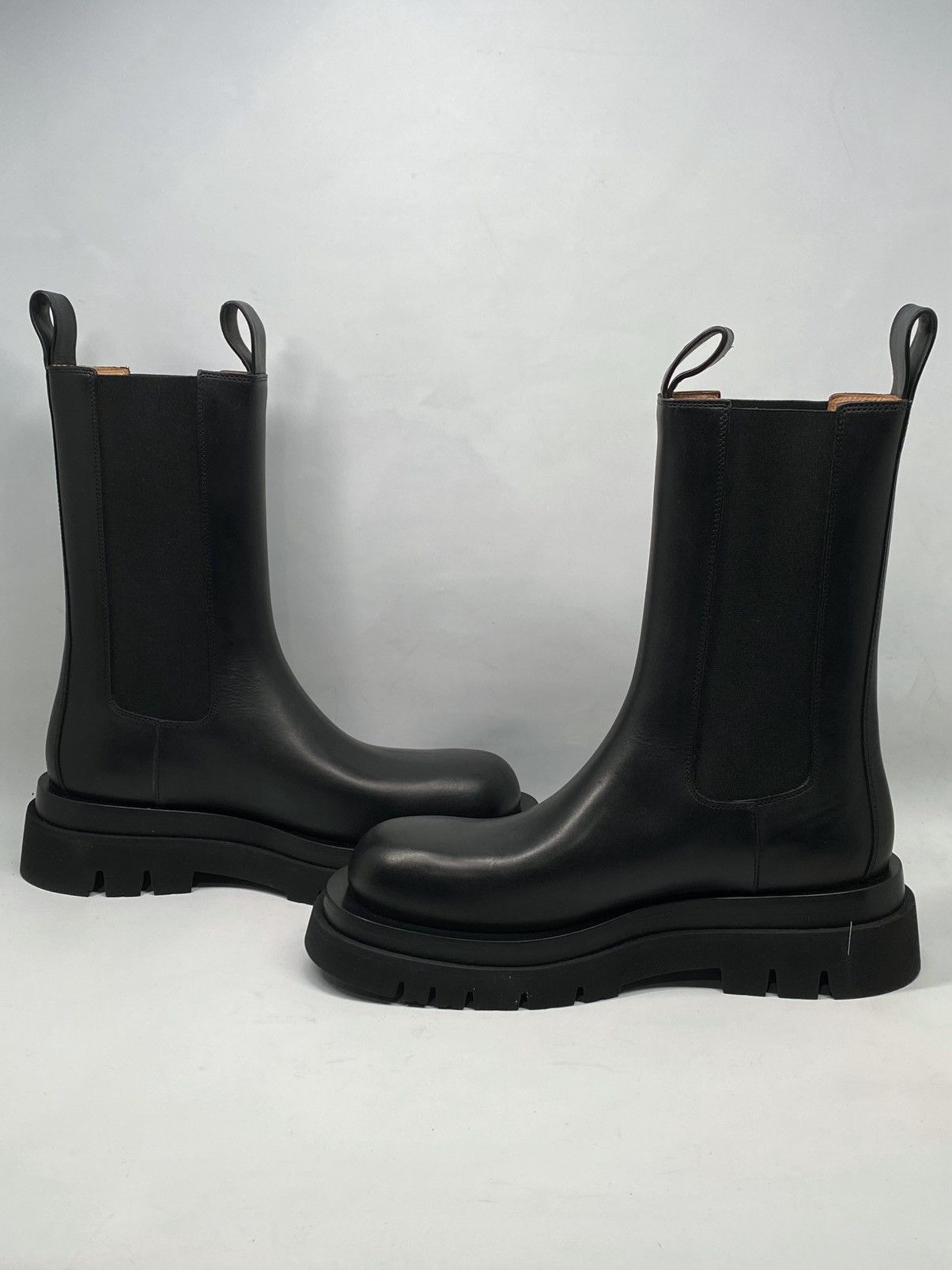 Bottega Veneta Bottega Veneta Lug Sole Leather Boots size 39.5 Size US 9.5 / IT 39.5 - 1 Thumbnail
