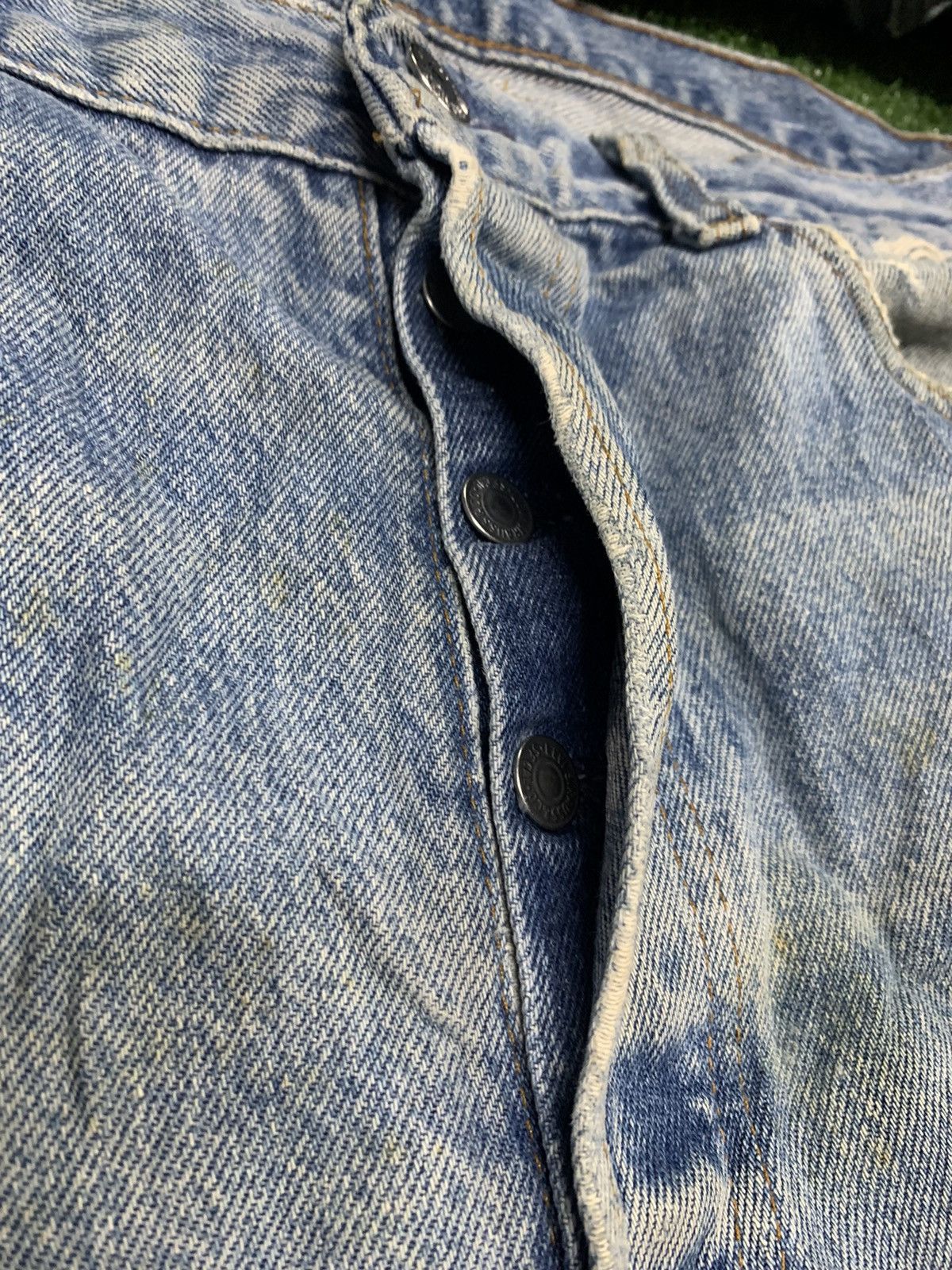 Levi's Vintage 80s Levis 501 grunge. Size US 35 - 13 Thumbnail
