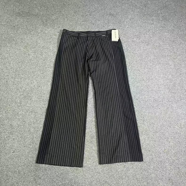 Balenciaga Balenciaga size 44 Black and white striped trousers Size US 28 / EU 44 - 1 Thumbnail