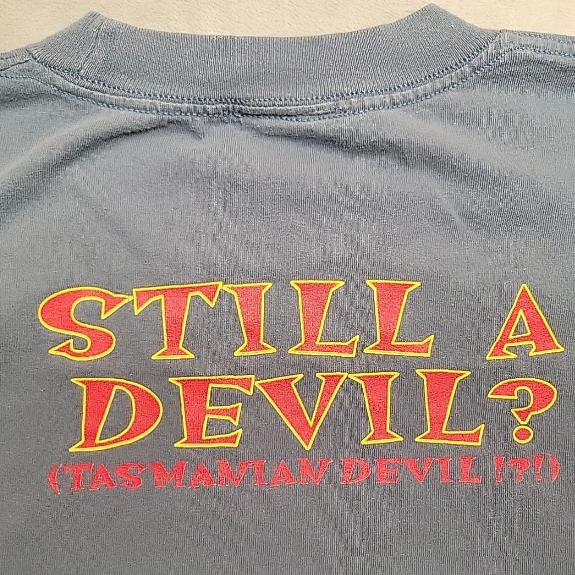 Vintage VINTAGE Looney Tunes Tee Mens L Blue Taz Devil Angel 90s Cartoon Retro 1998 Tee Mens L Blue Taz Devil Angel 90s Cartoon Retro 1998 Size US L / EU 52-54 / 3 - 7 Thumbnail