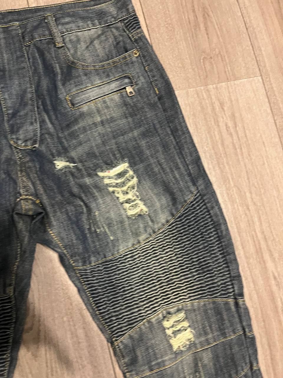 Other distressed biker pants men size 36 Size US 36 / EU 52 - 3 Thumbnail