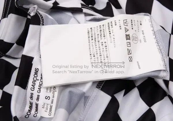 Comme des Garcons Comme Des Garcons Black and white vintage checkered sheer Size S / US 4 / IT 40 - 8 Thumbnail