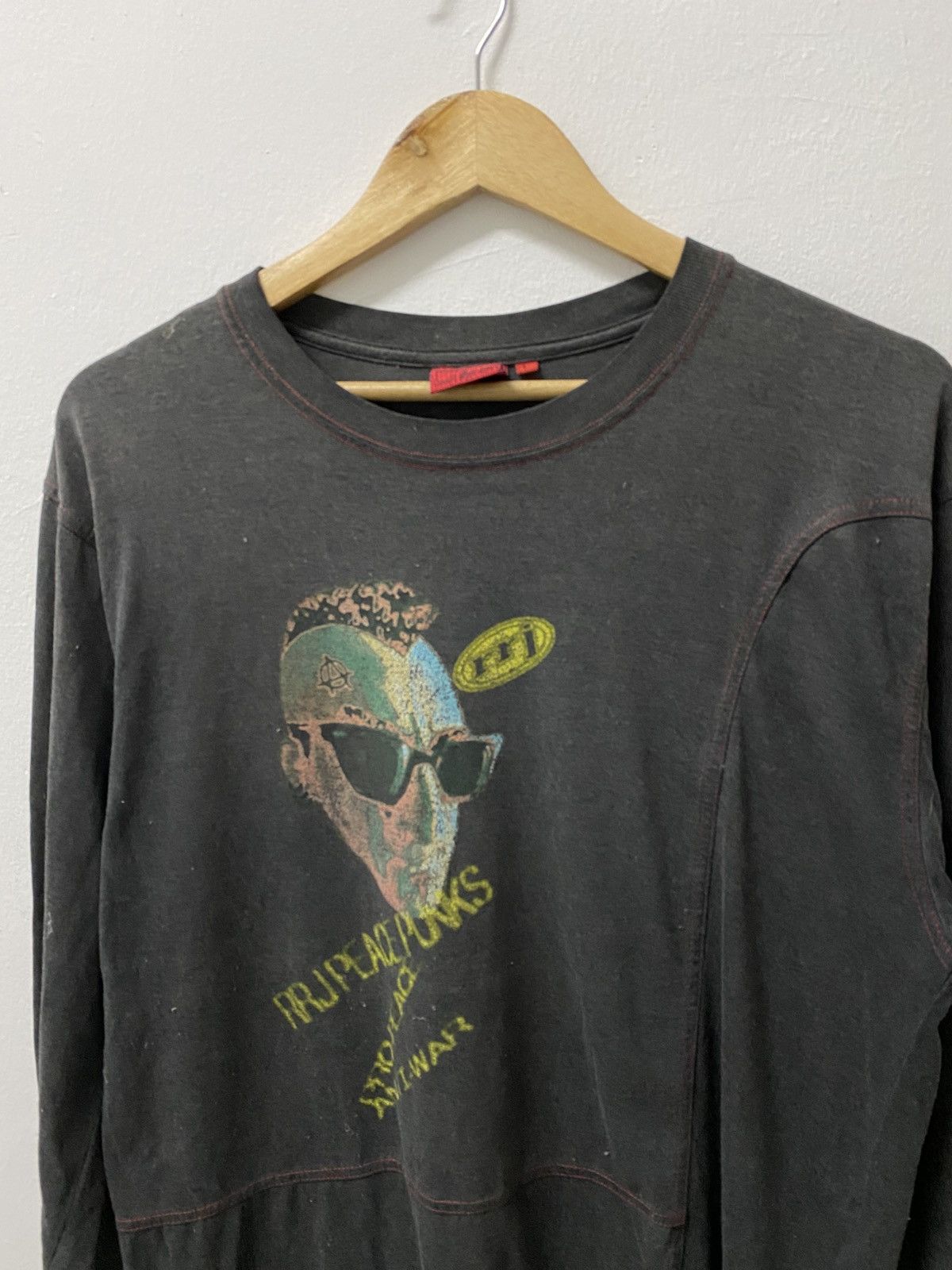 Vintage Vintage Retro punk shirt Size US L / EU 52-54 / 3 - 3 Thumbnail