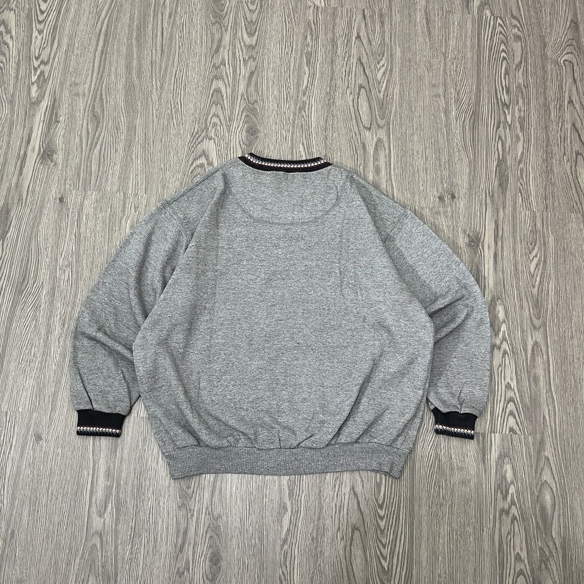 Kansai Yamamoto Kansai Yamamoto Homme - Crewneck Contrast Trim Collar Size US M / EU 48-50 / 2 - 5 Thumbnail