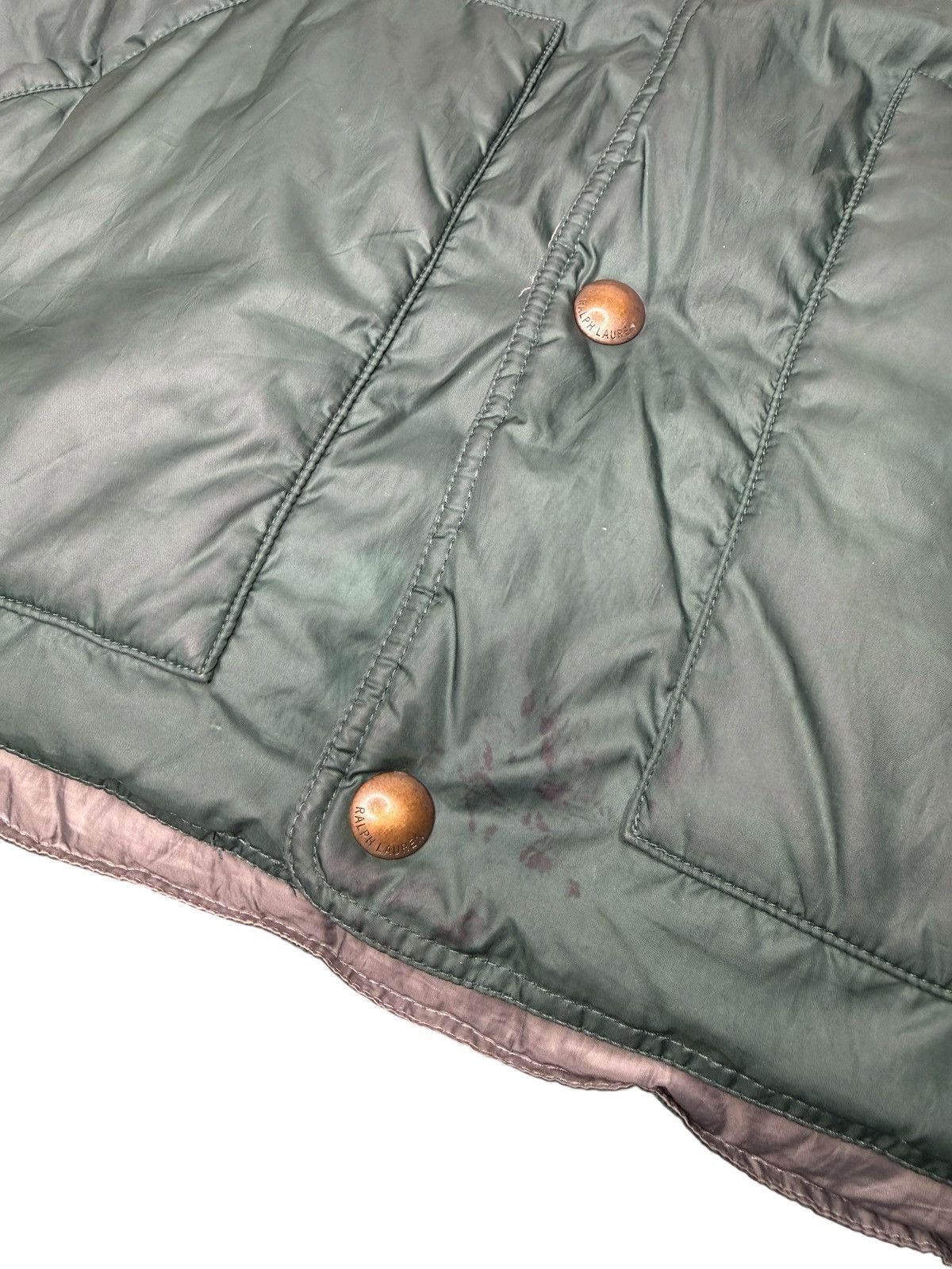 Polo Ralph Lauren Polo Ralph Lauren Reversible Down Puffer Vest Green Gray M Size US M / EU 48-50 / 2 - 13 Thumbnail