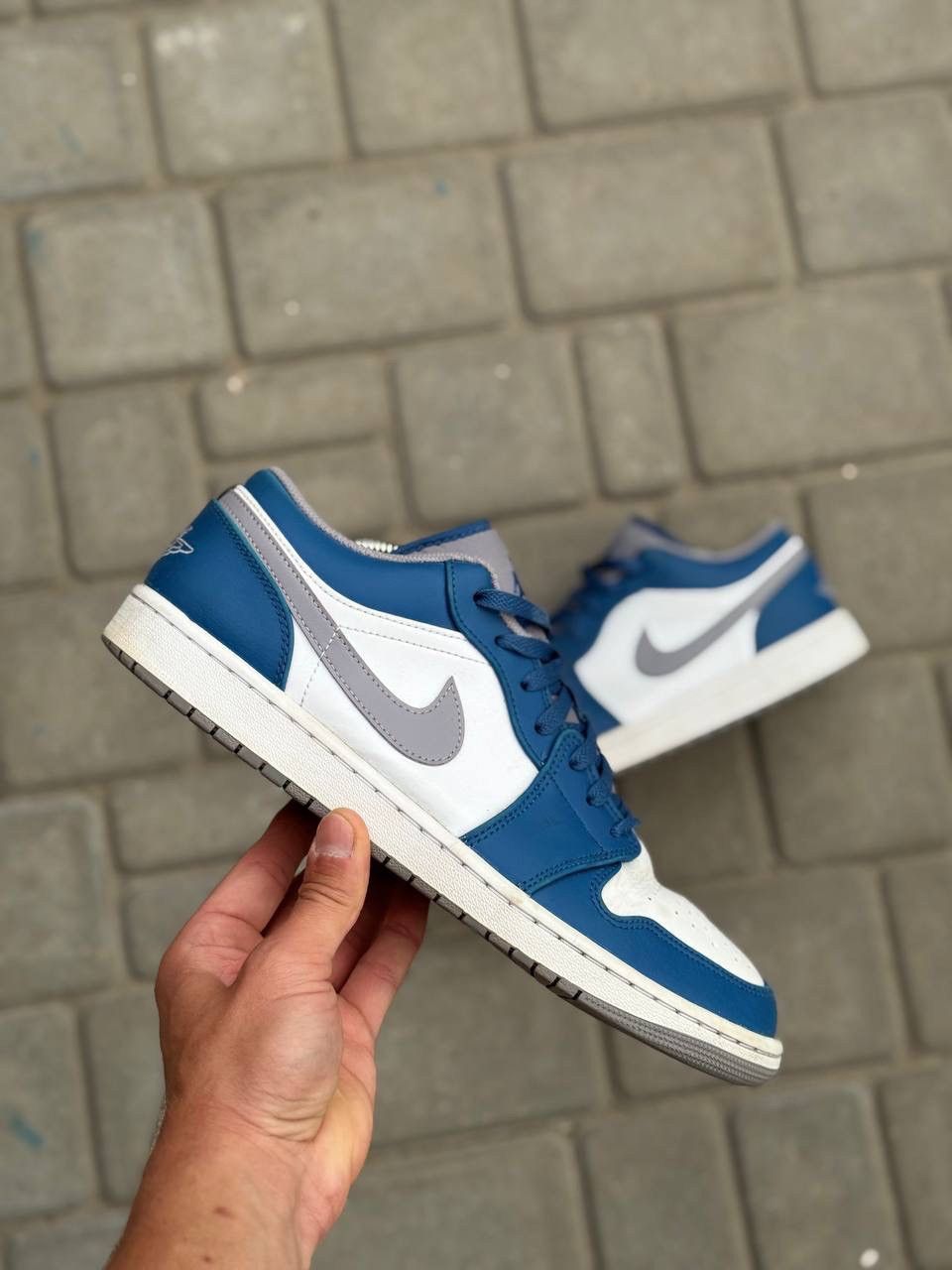 Jordan Brand Nike Air Jordan 1Low True Blue Uk 10 Size US 11.5 / EU 44-45 - 1 Thumbnail