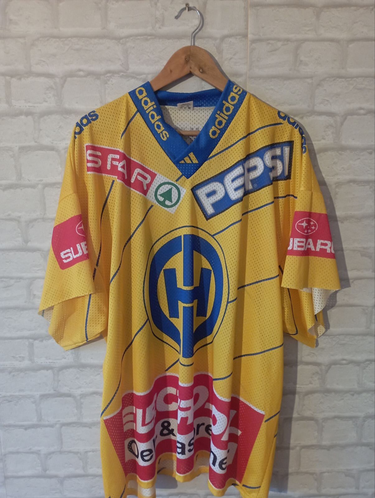 Adidas HC Davos #13 Yaremchuk Adidas Ice Hockey Vintage 1997-1998 Size US XL / EU 56 / 4 - 5 Thumbnail