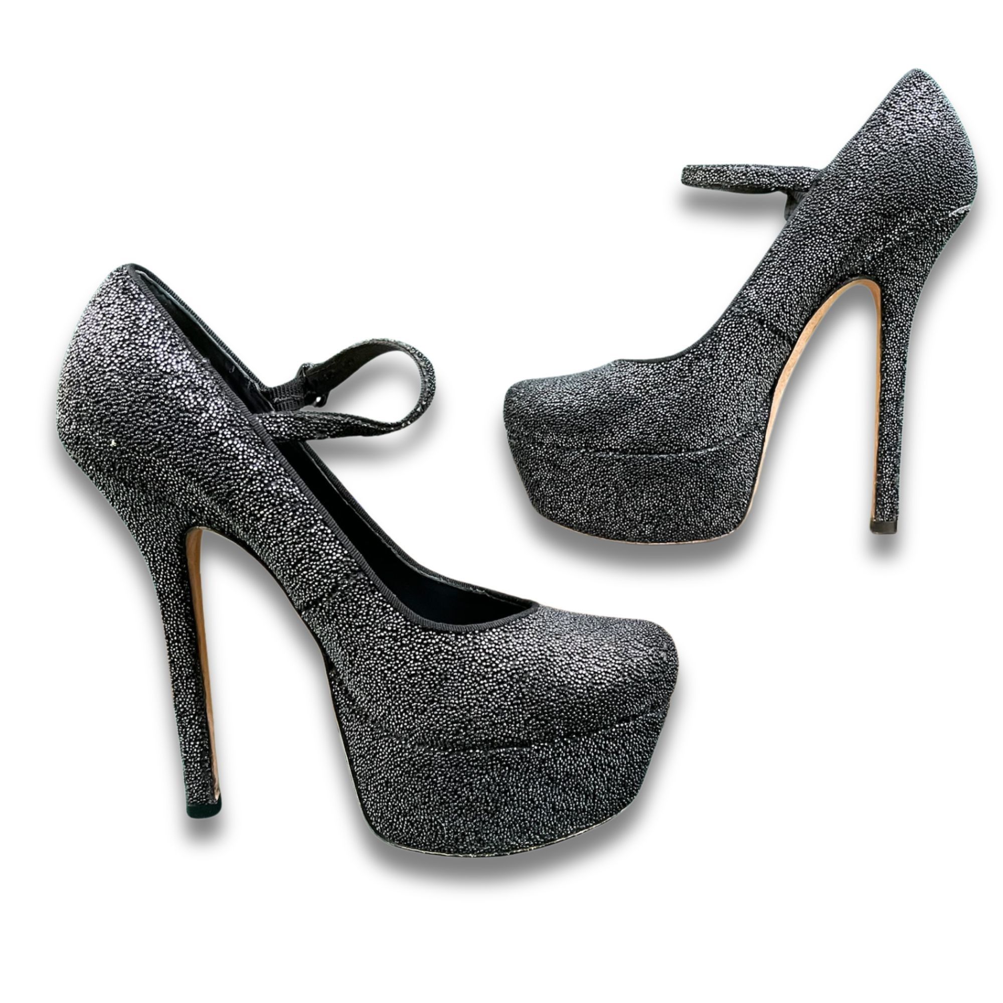 Alice + Olivia ALICE + OLIVIA Lynda Platform Mary Jane Pumps Size 7 Glitter Size US 7 / IT 37 - 3 Thumbnail