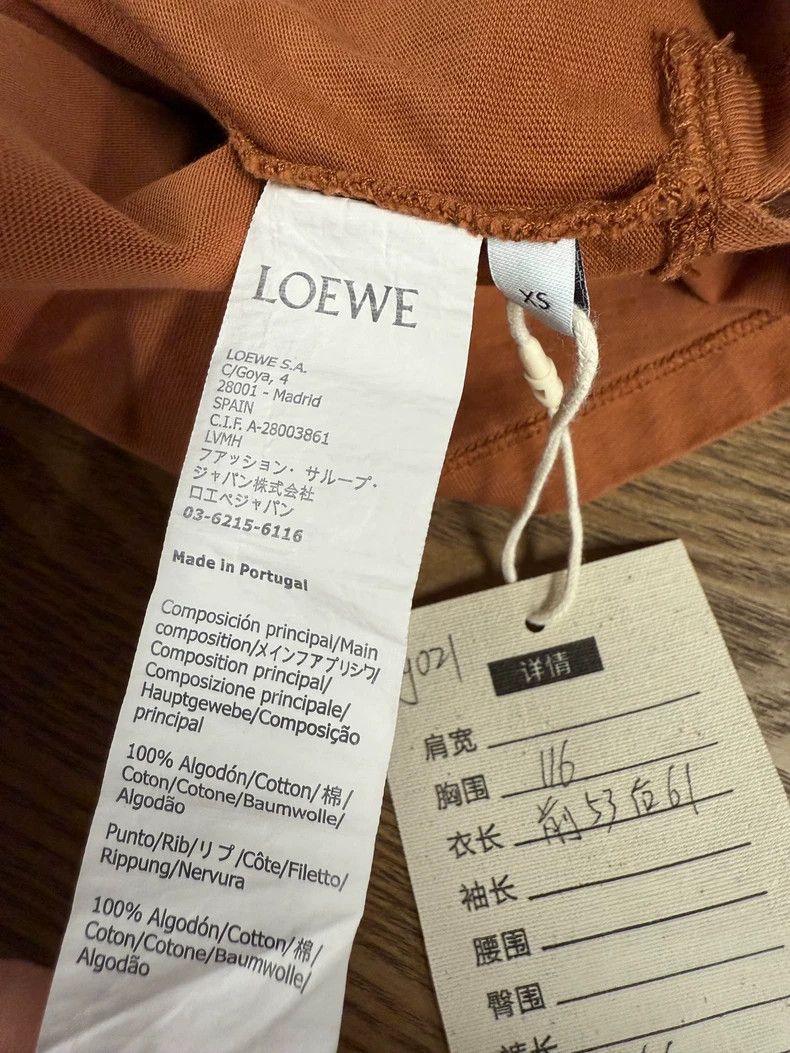 Loewe LOEWE Embroidered logo solid short sleeve T-shirt Size XS / US 0-2 / IT 36-38 - 2 Thumbnail
