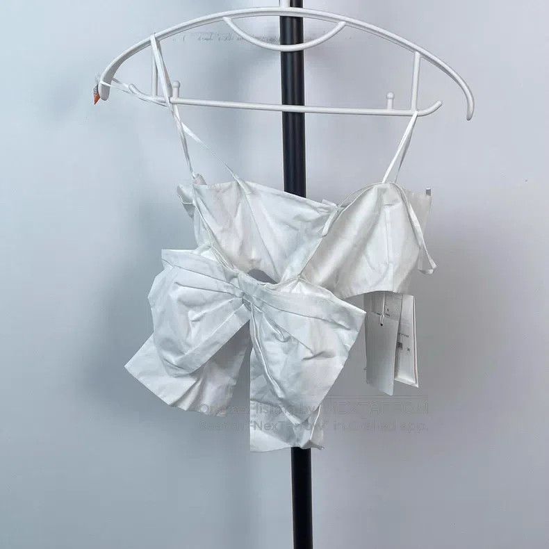 Chanel Chanel 20C white bow chest strap Size XS / US 0-2 / IT 36-38 - 1 Thumbnail