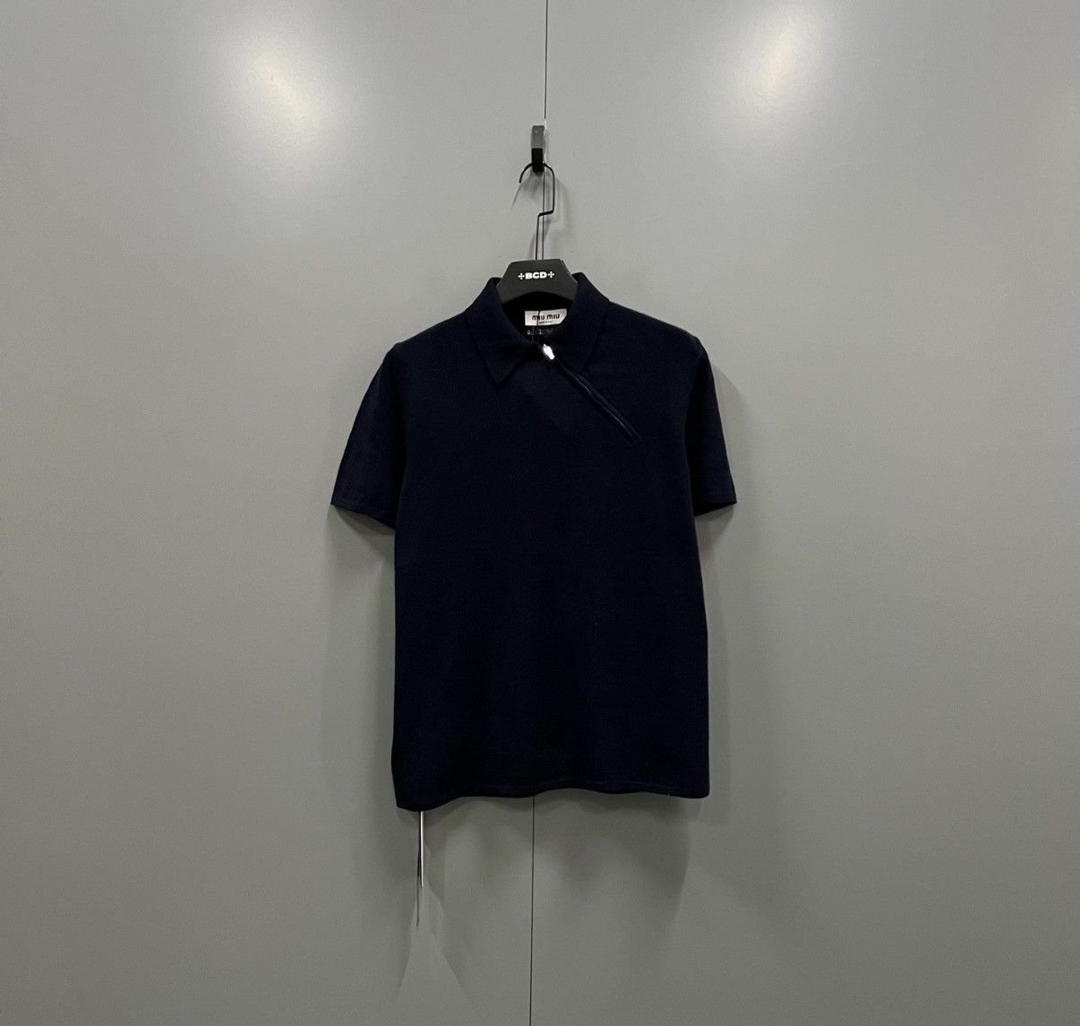 Miu Miu Miu Miu Short-Sleeve Cashmere Polo J41 Size M / US 6-8 / IT 42-44 - 1 Thumbnail