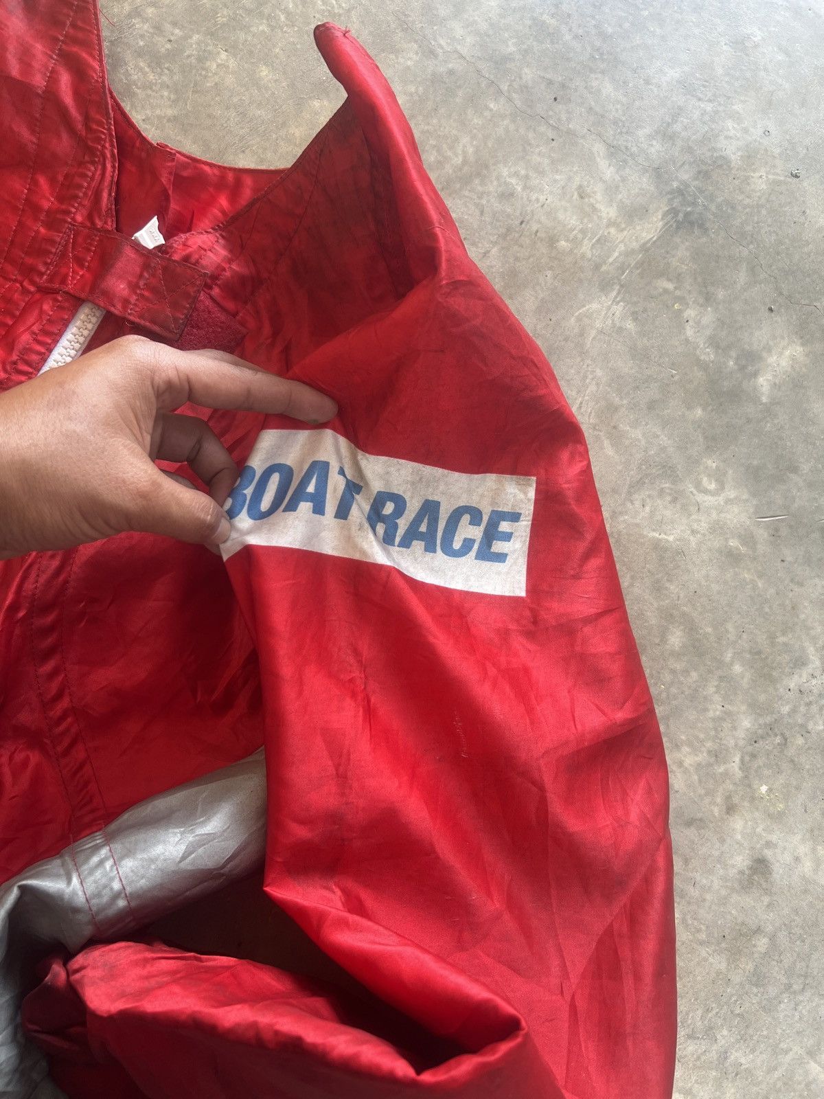 Japanese Brand × Vintage Vintage Racing Motorboat Big Logo Over Print Size US M / EU 48-50 / 2 - 6 Thumbnail